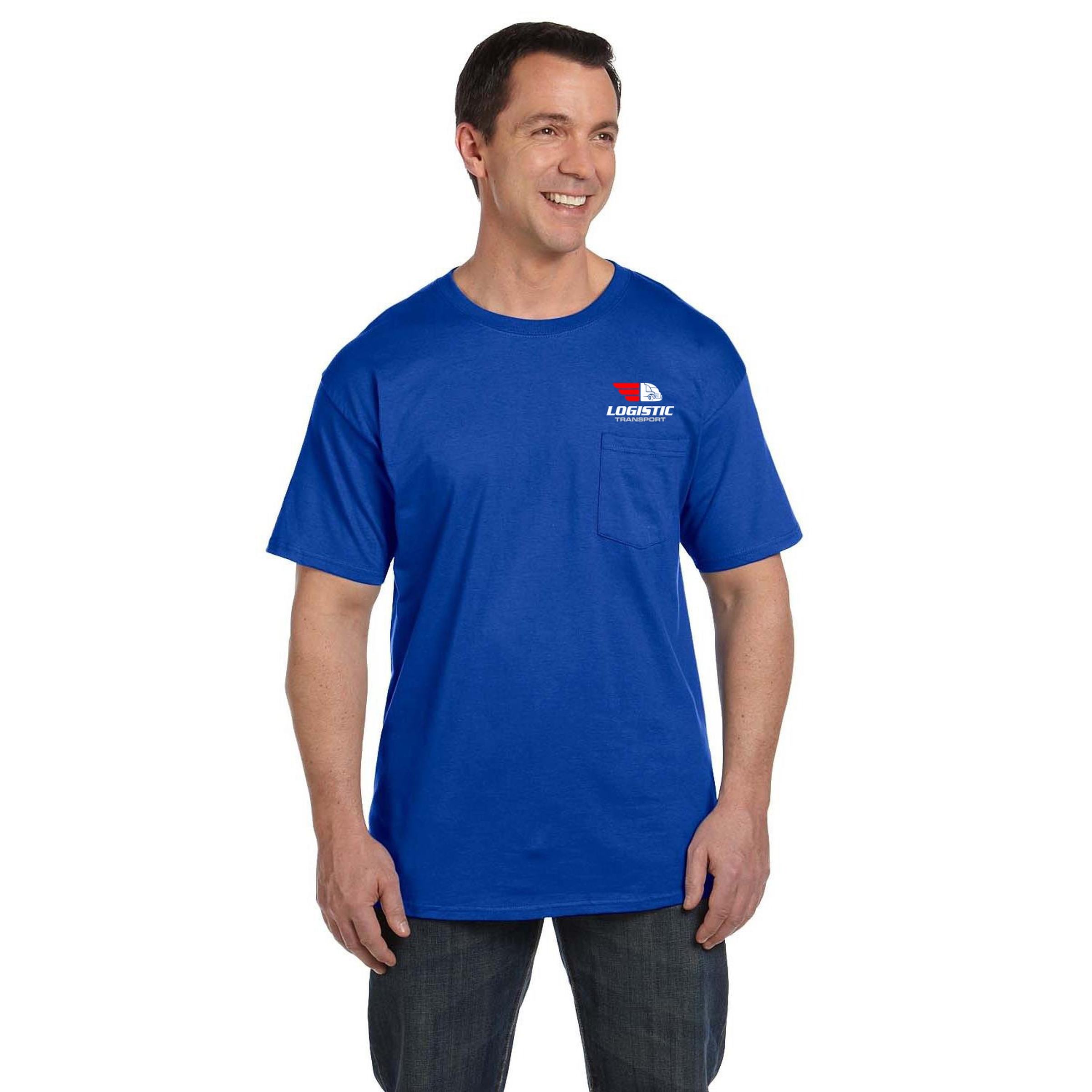 Hanes® Adult 6.1 Oz Beefy-T With Pocket 1