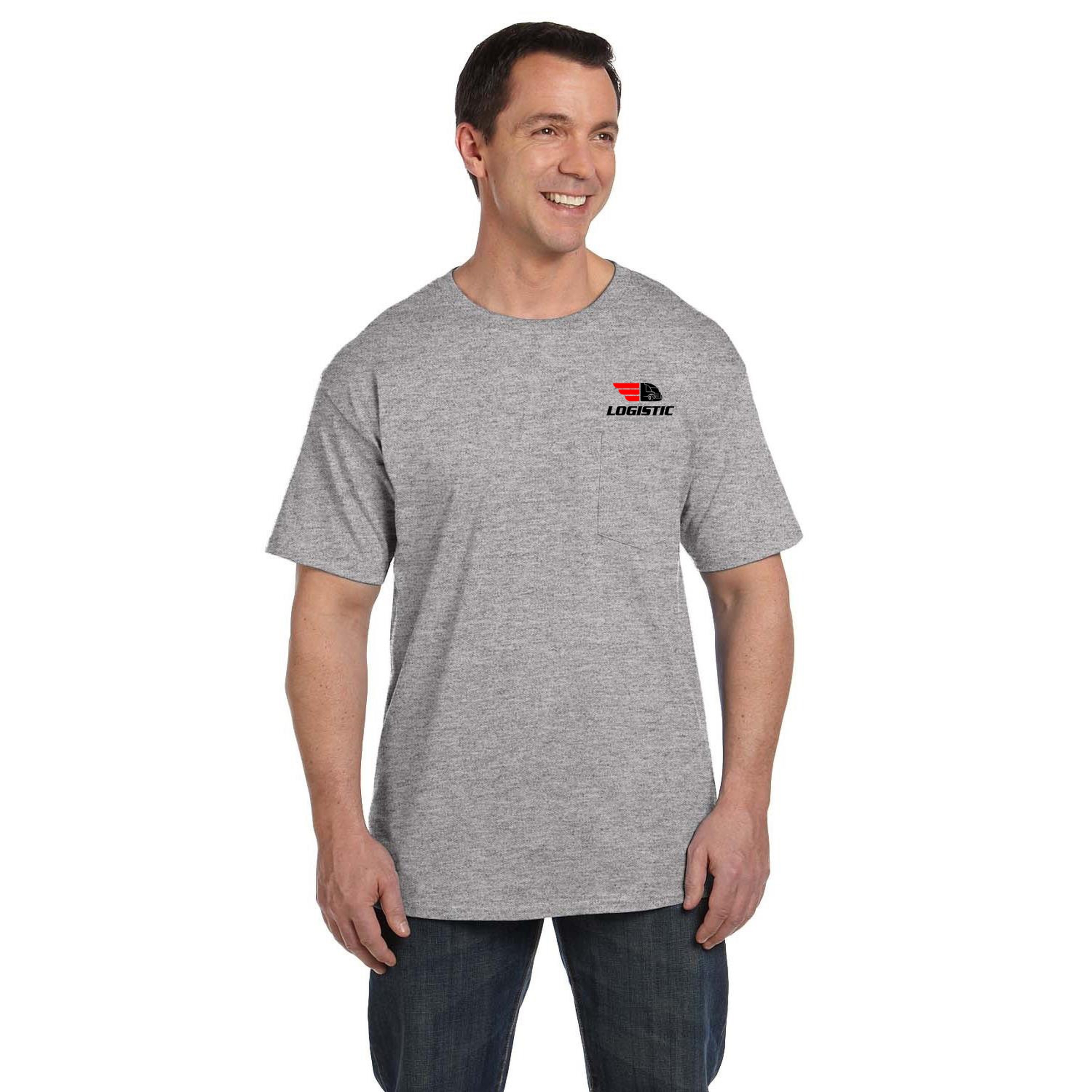Hanes® Adult 6.1 Oz Beefy-T With Pocket 1