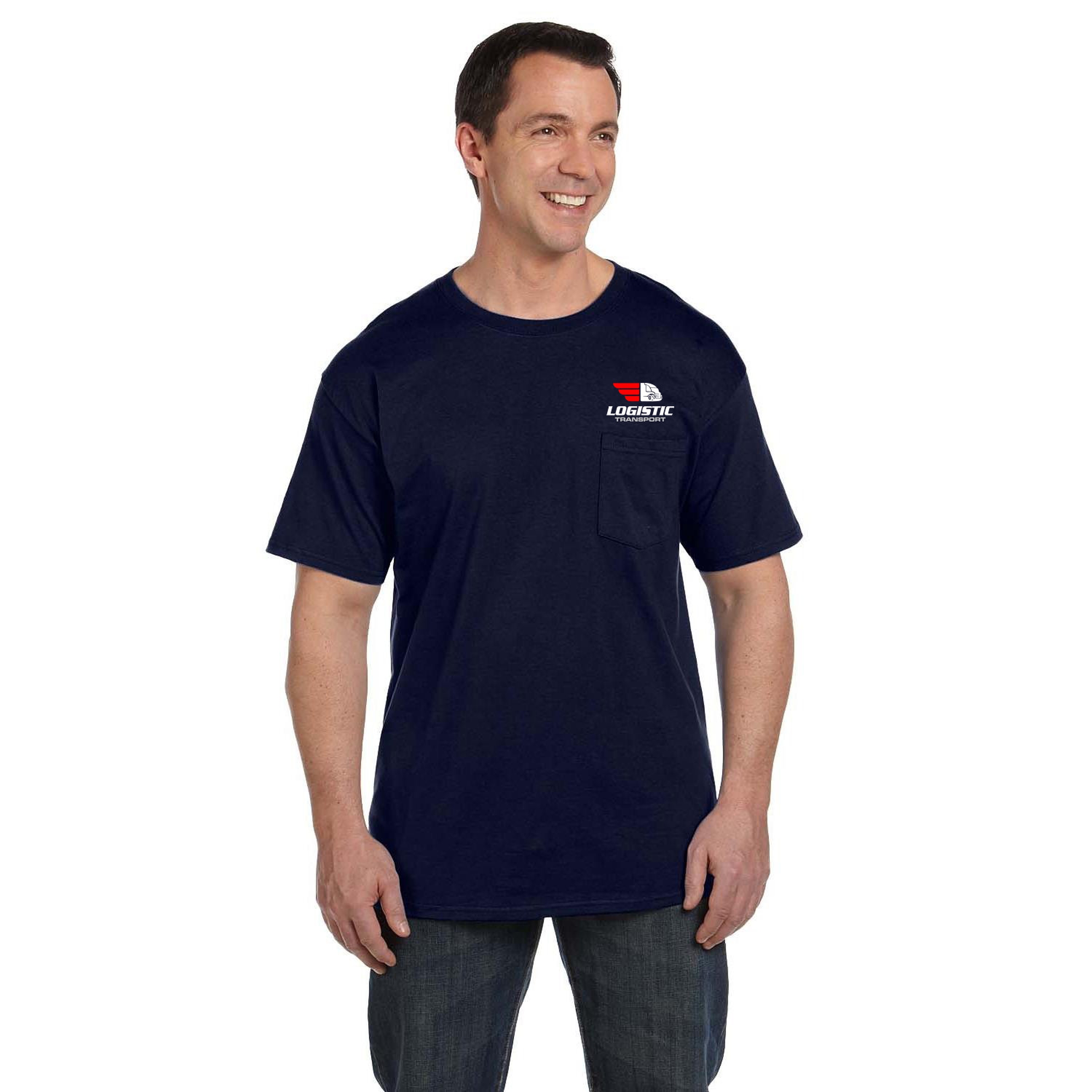 Hanes® Adult 6.1 Oz Beefy-T With Pocket 1