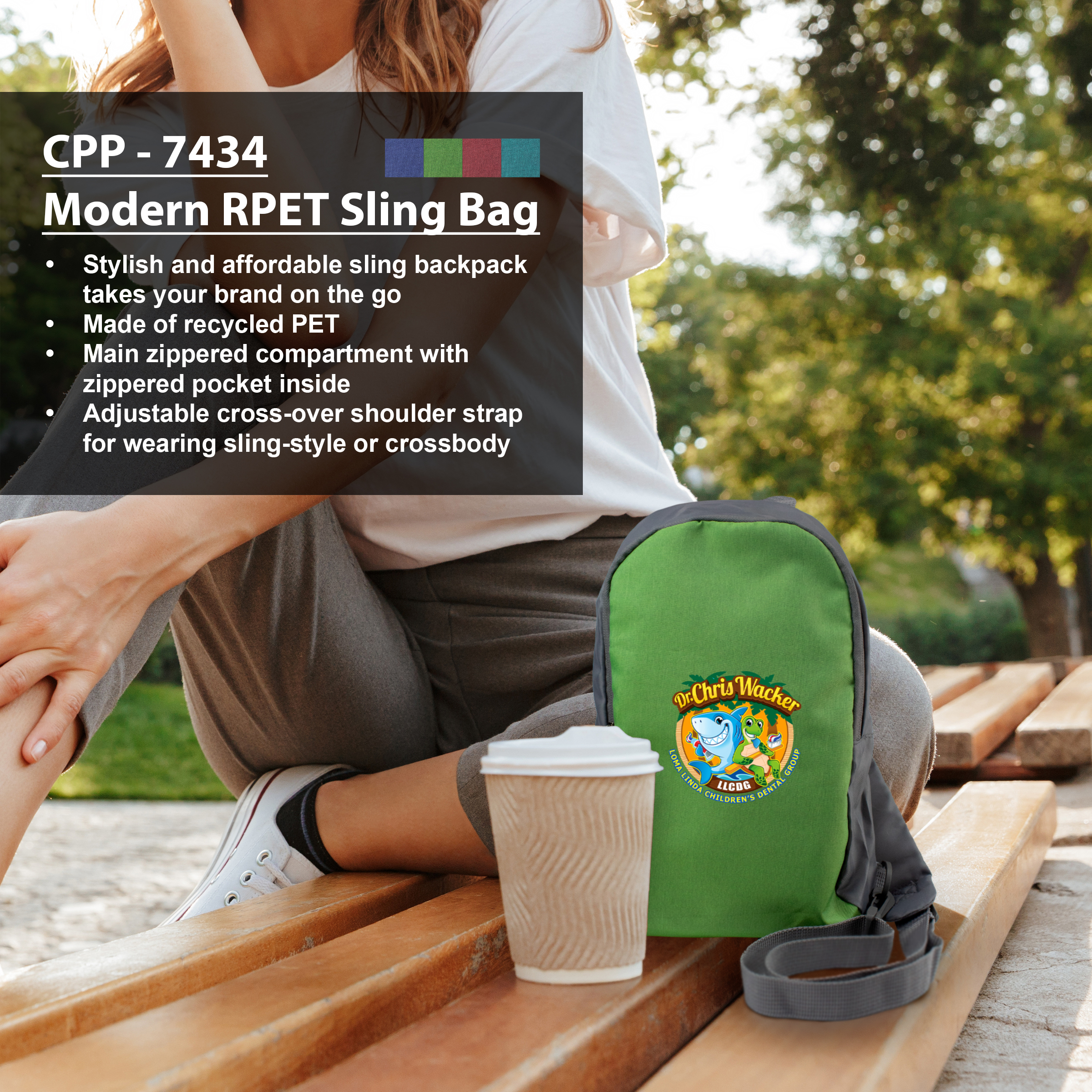 Modern RPET Sling Bag 1