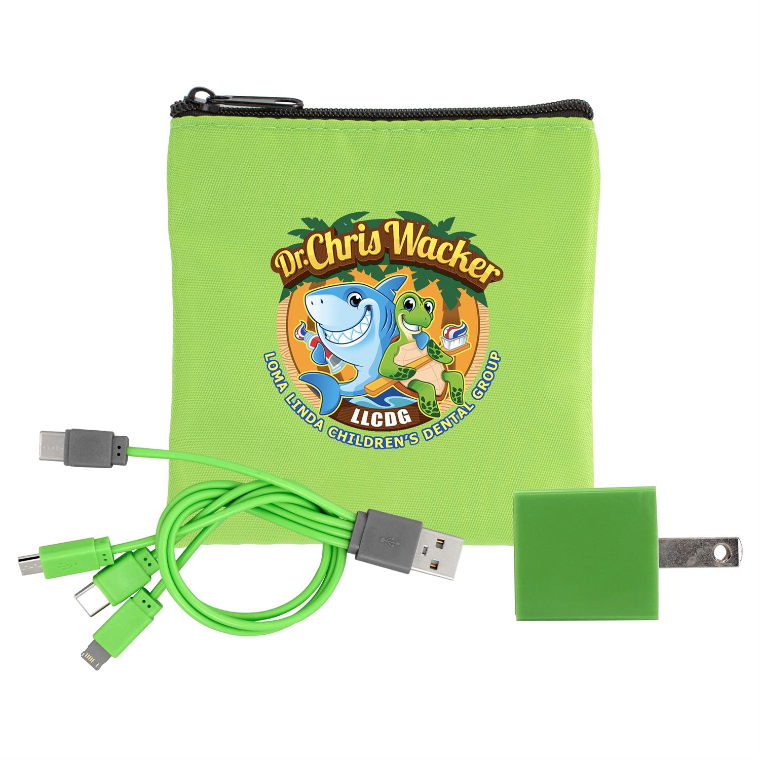 Colorful RPET Wall & Cable Set 1