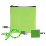 Colorful RPET Wall & Cable Set - Green Colorful RPET Wall & Cable Set - Green