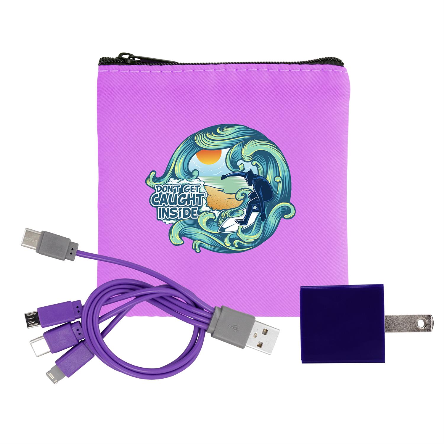 Colorful RPET Wall & Cable Set 1