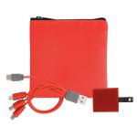 Colorful RPET Wall & Cable Set - Red Colorful RPET Wall & Cable Set - Red