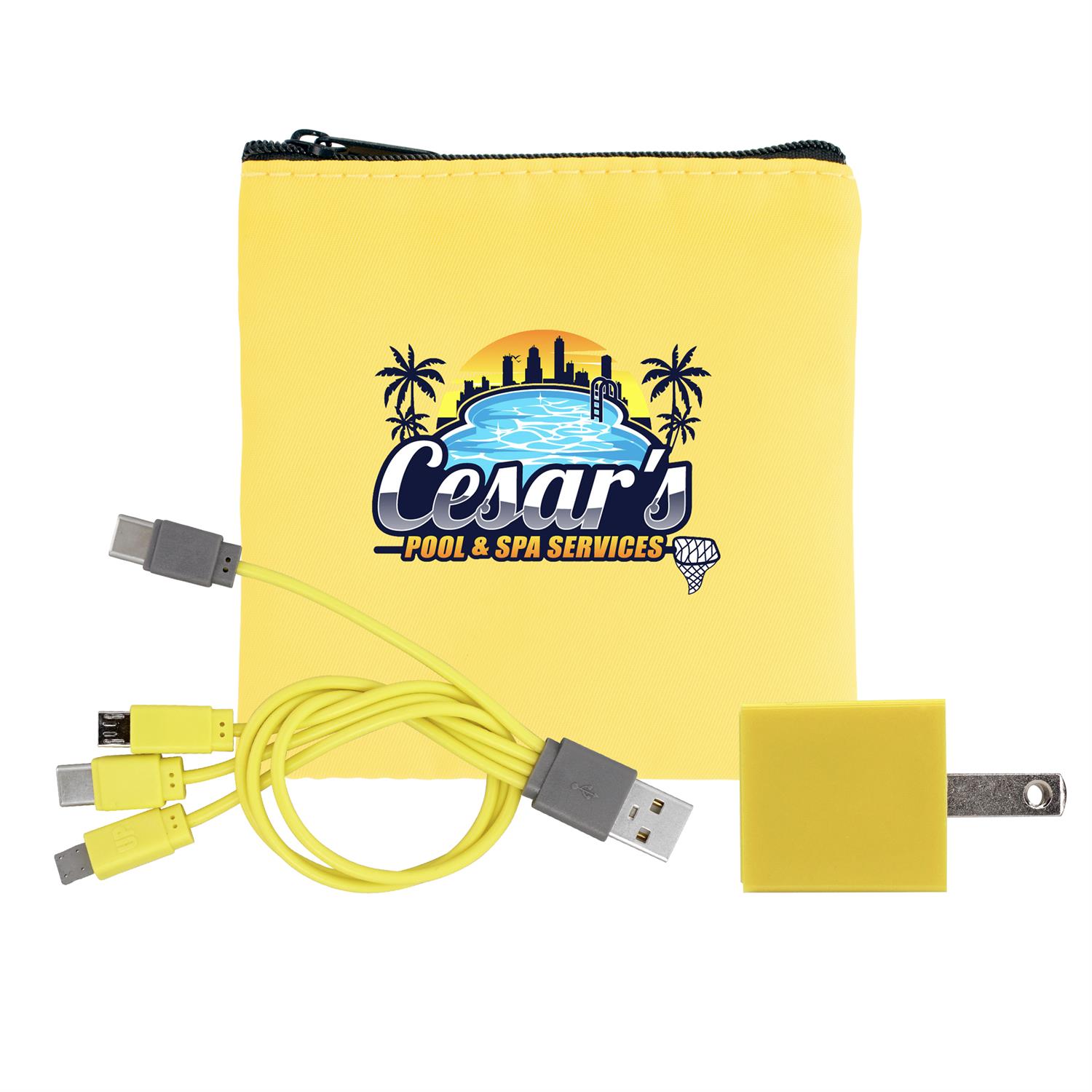 Colorful RPET Wall & Cable Set 1