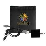 Colorful RPET Wall & Cable Set - Black Colorful RPET Wall & Cable Set - Black