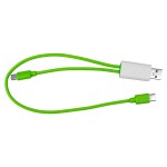 Dual Input A + C to C Accent Cable - Green Blank Dual Input A + C to C Accent Cable - Green Blank
