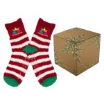 Fuzzy Socks Gift Set - stripe green Fuzzy Socks Gift Set - stripe green