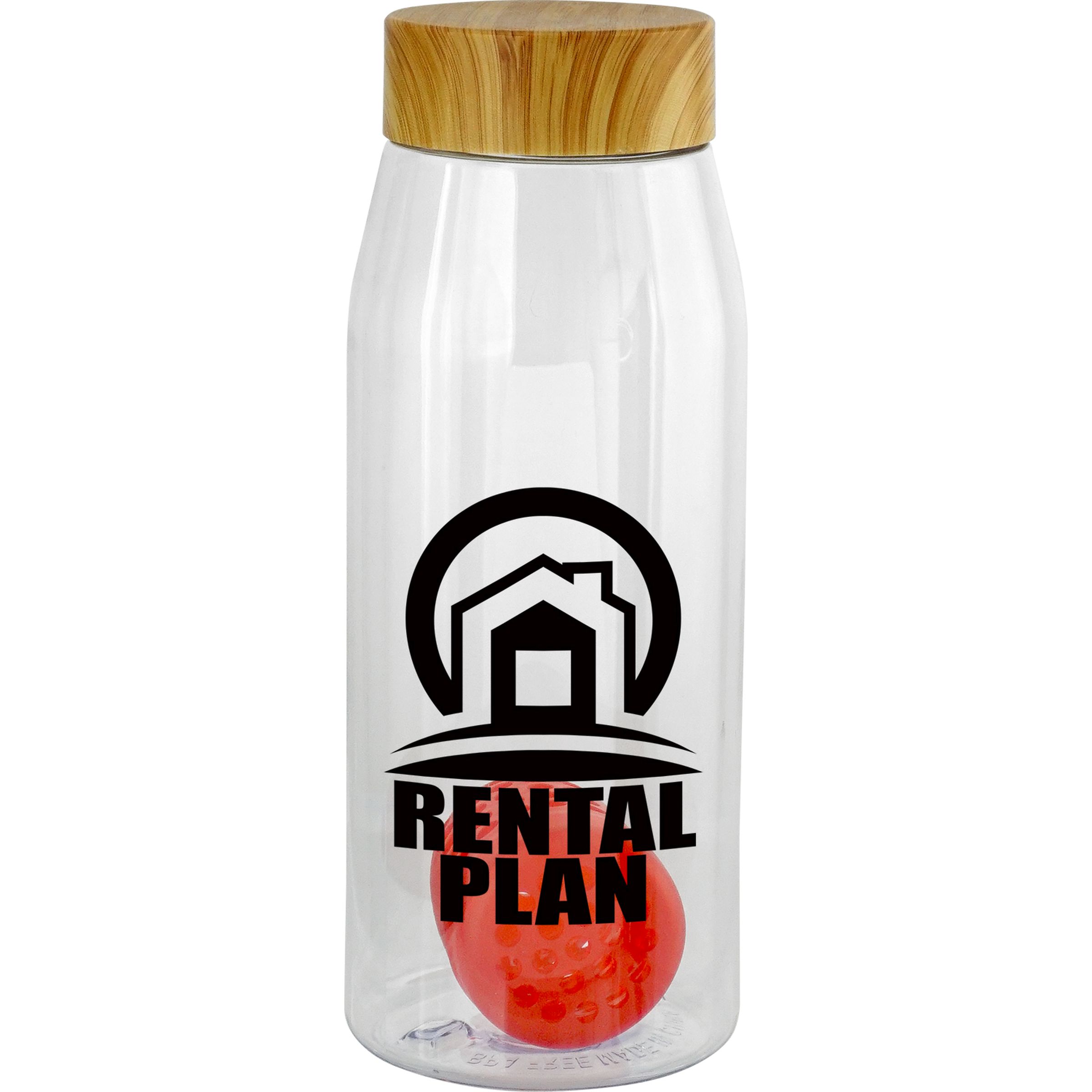 Bamboo Pattern 32oz Bottle with Floating Infuser 1