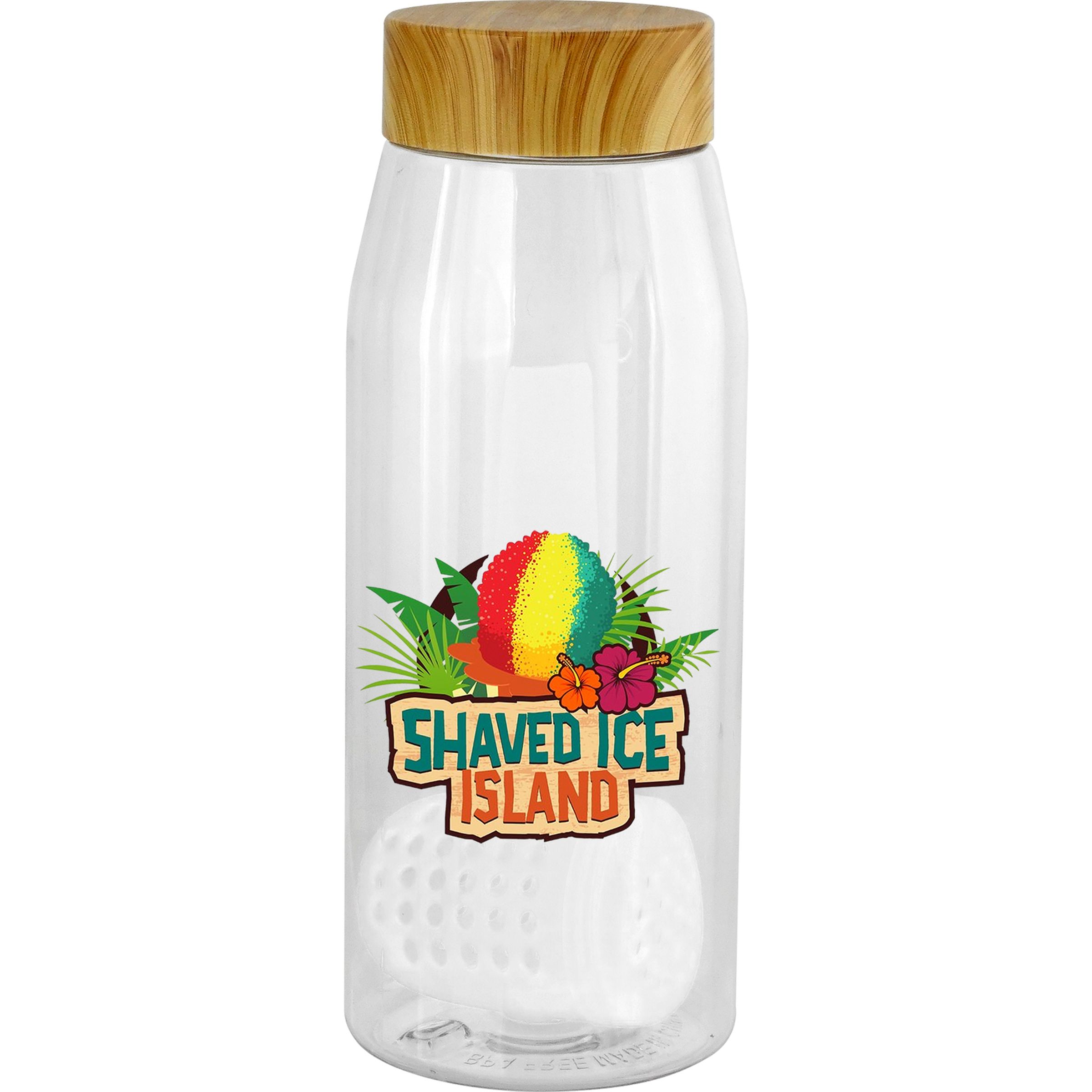Bamboo Pattern 32oz Bottle with Floating Infuser 1