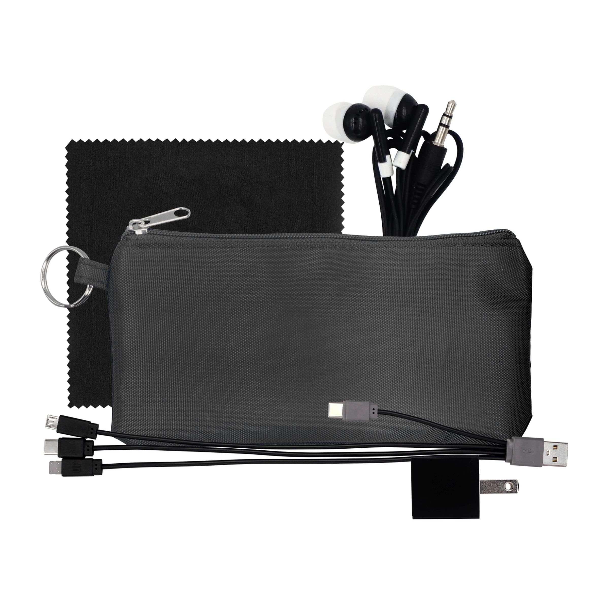 Large Stretchy Wall, Cable, Cloth & Buds Set 1