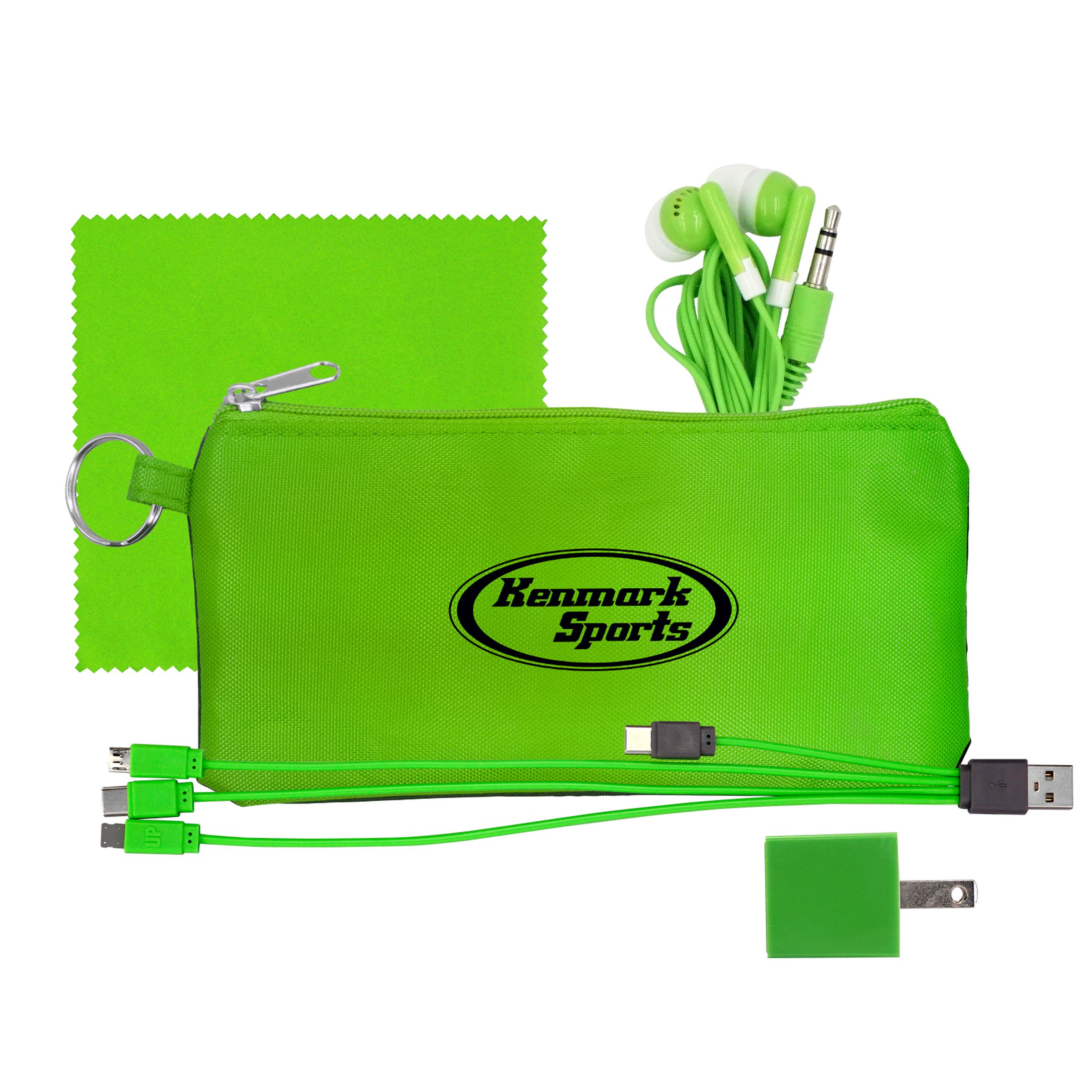 Large Stretchy Wall, Cable, Cloth & Buds Set 1