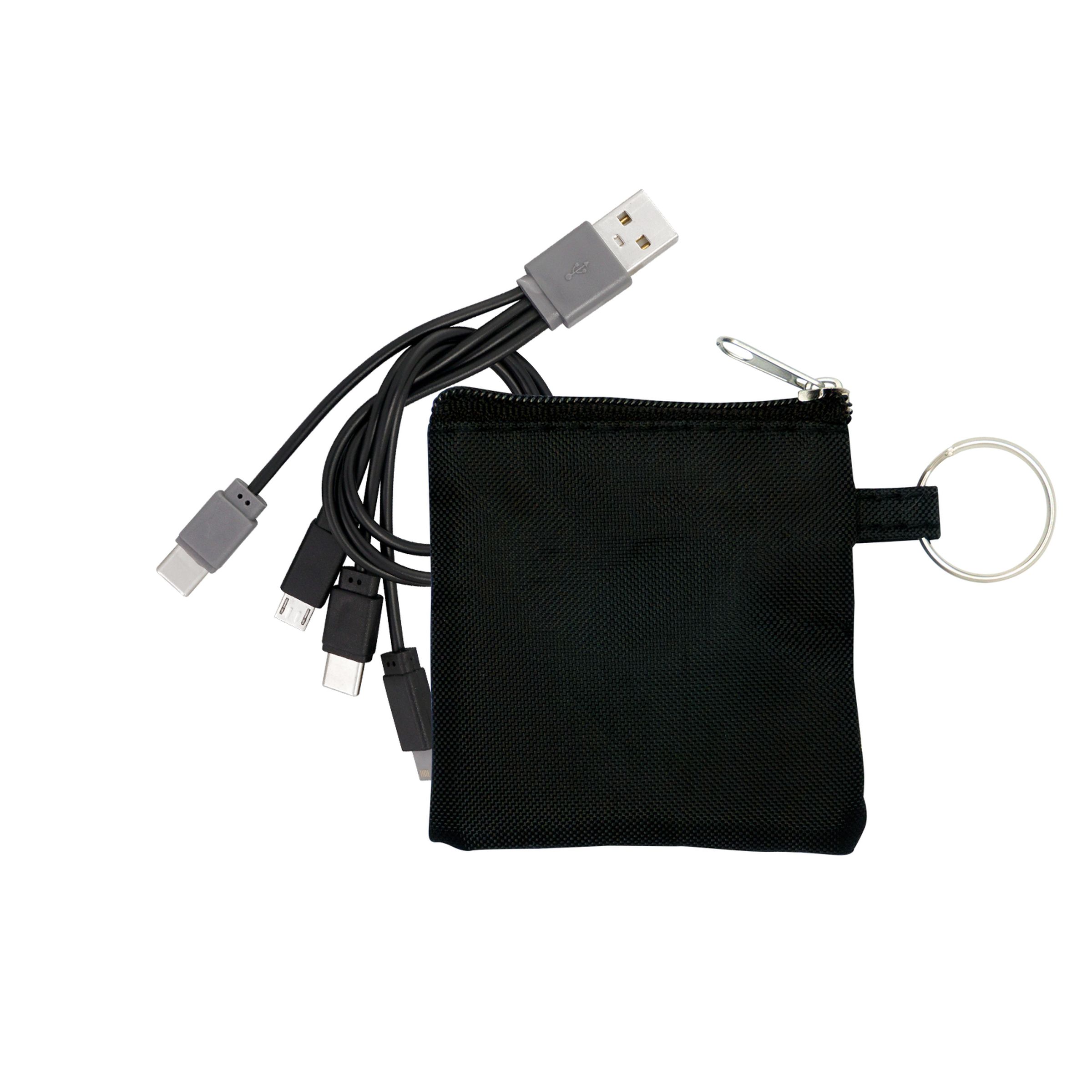 4-in-1 Colorful Pouch Cable Set 1