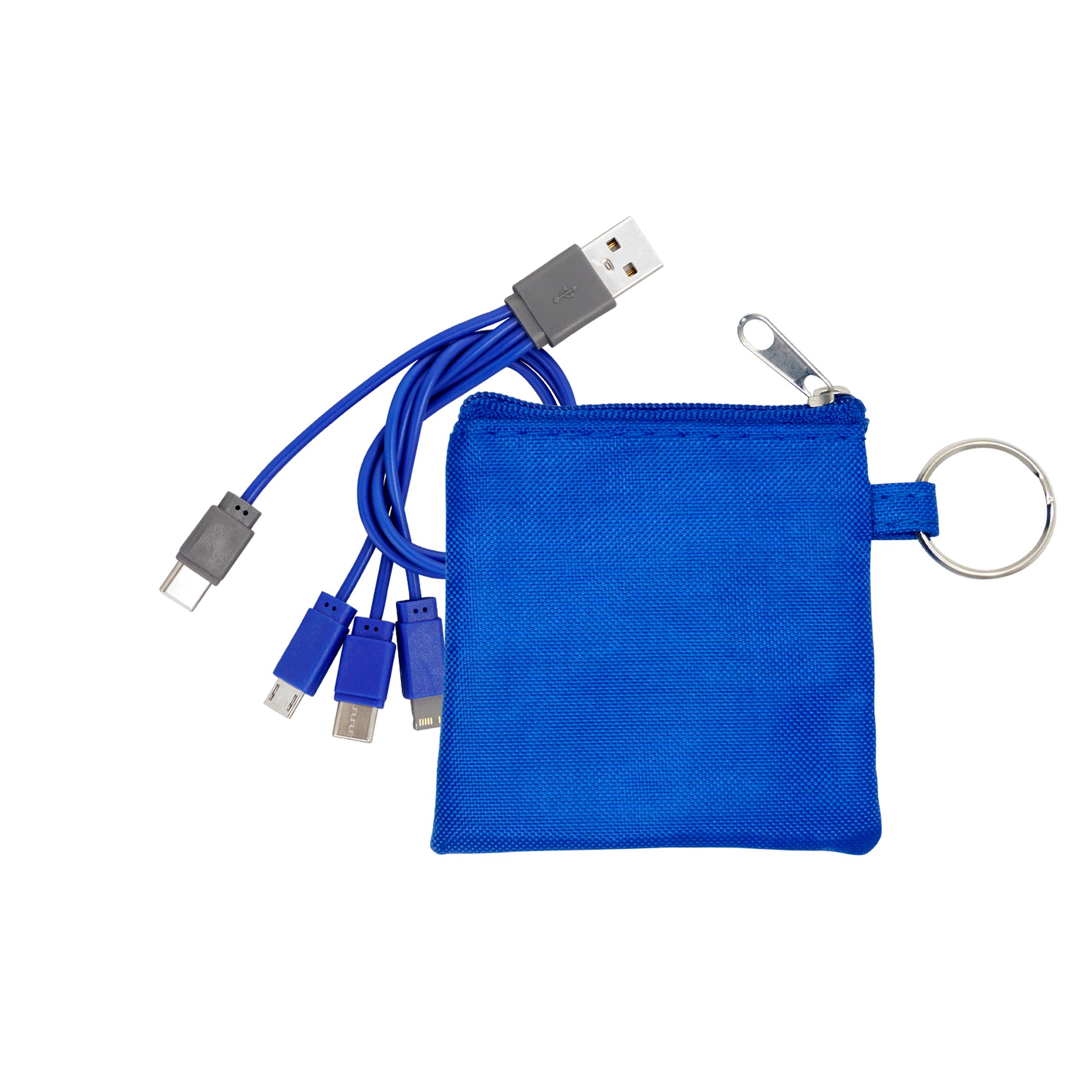 4-in-1 Colorful Pouch Cable Set 1
