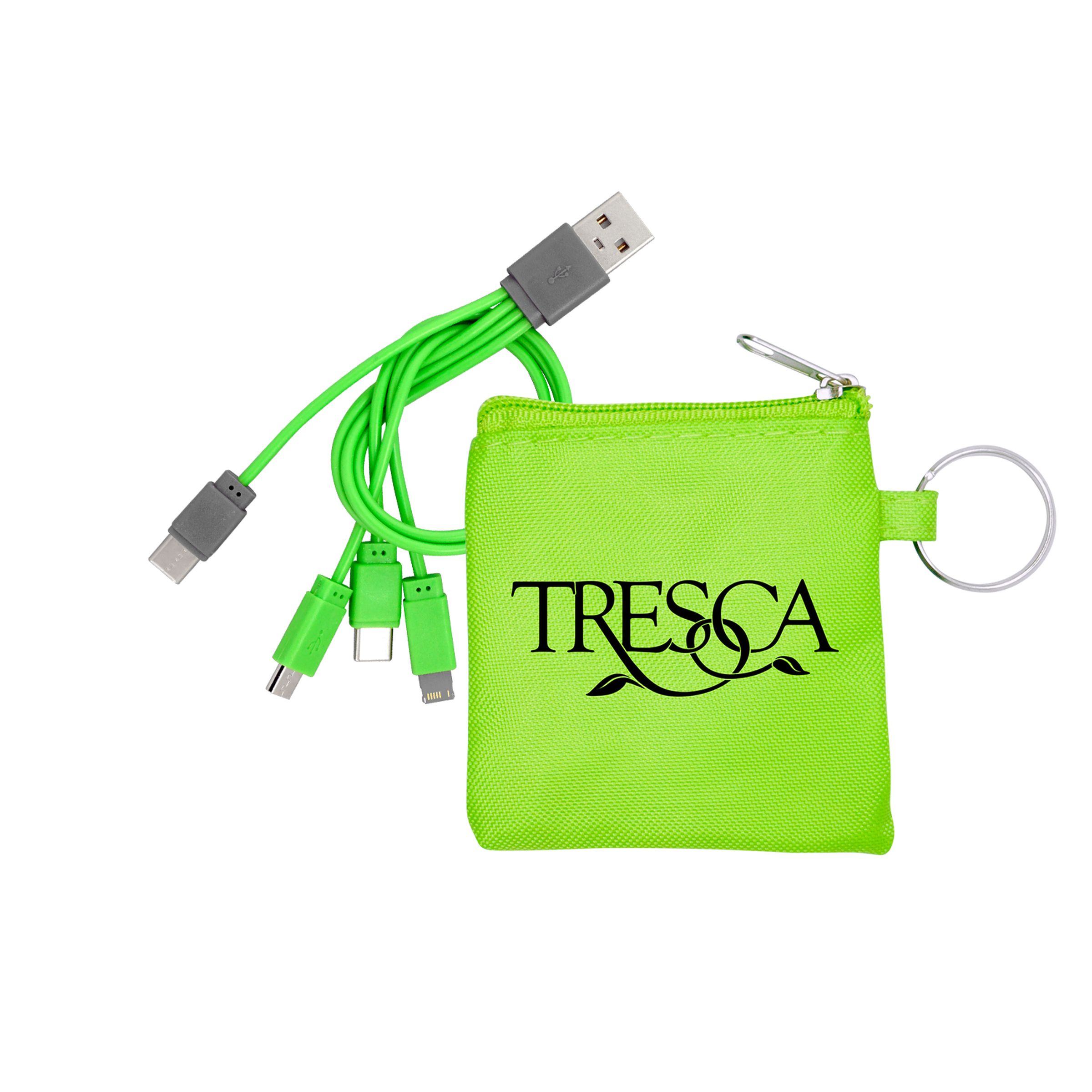 4-in-1 Colorful Pouch Cable Set 1