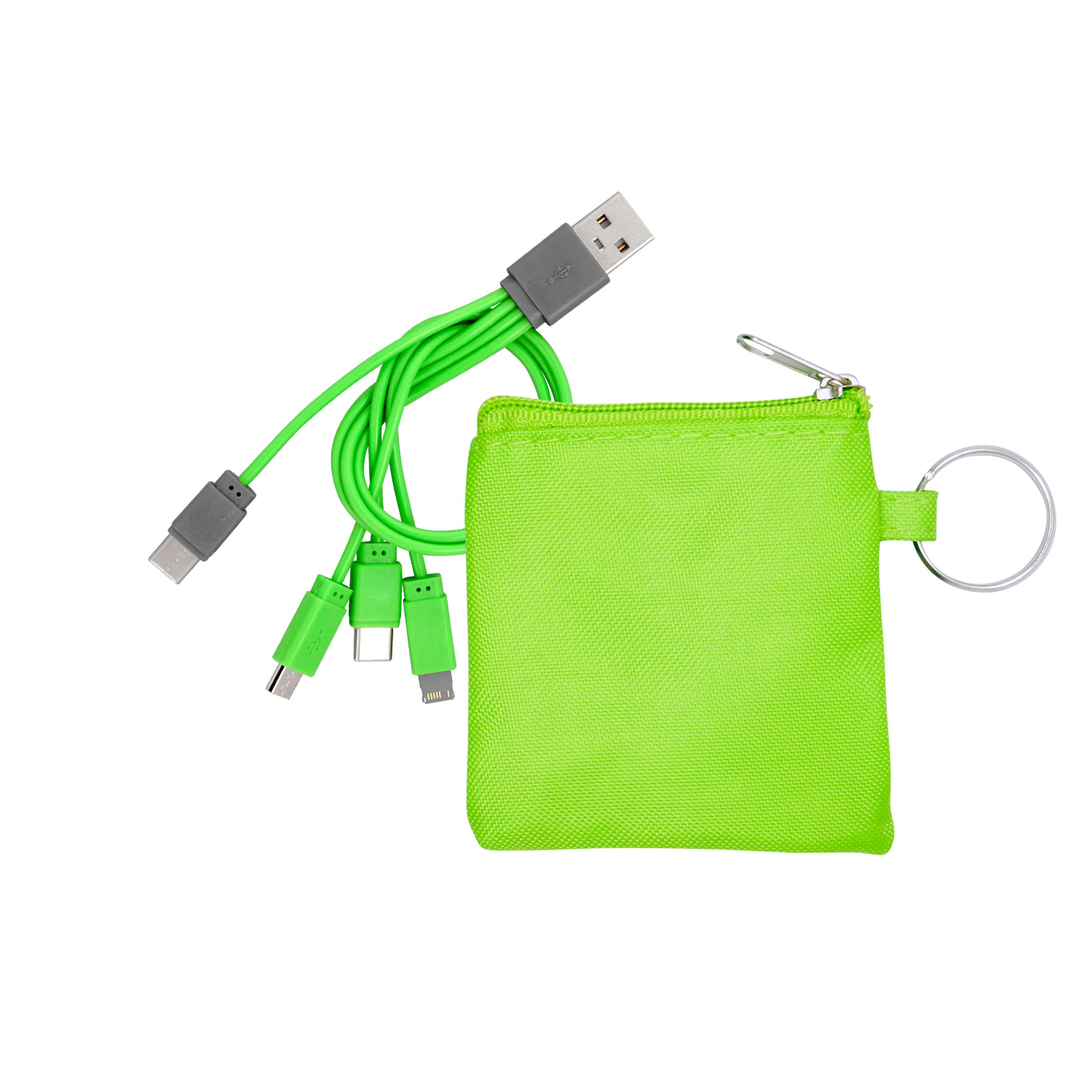 4-in-1 Colorful Pouch Cable Set 1
