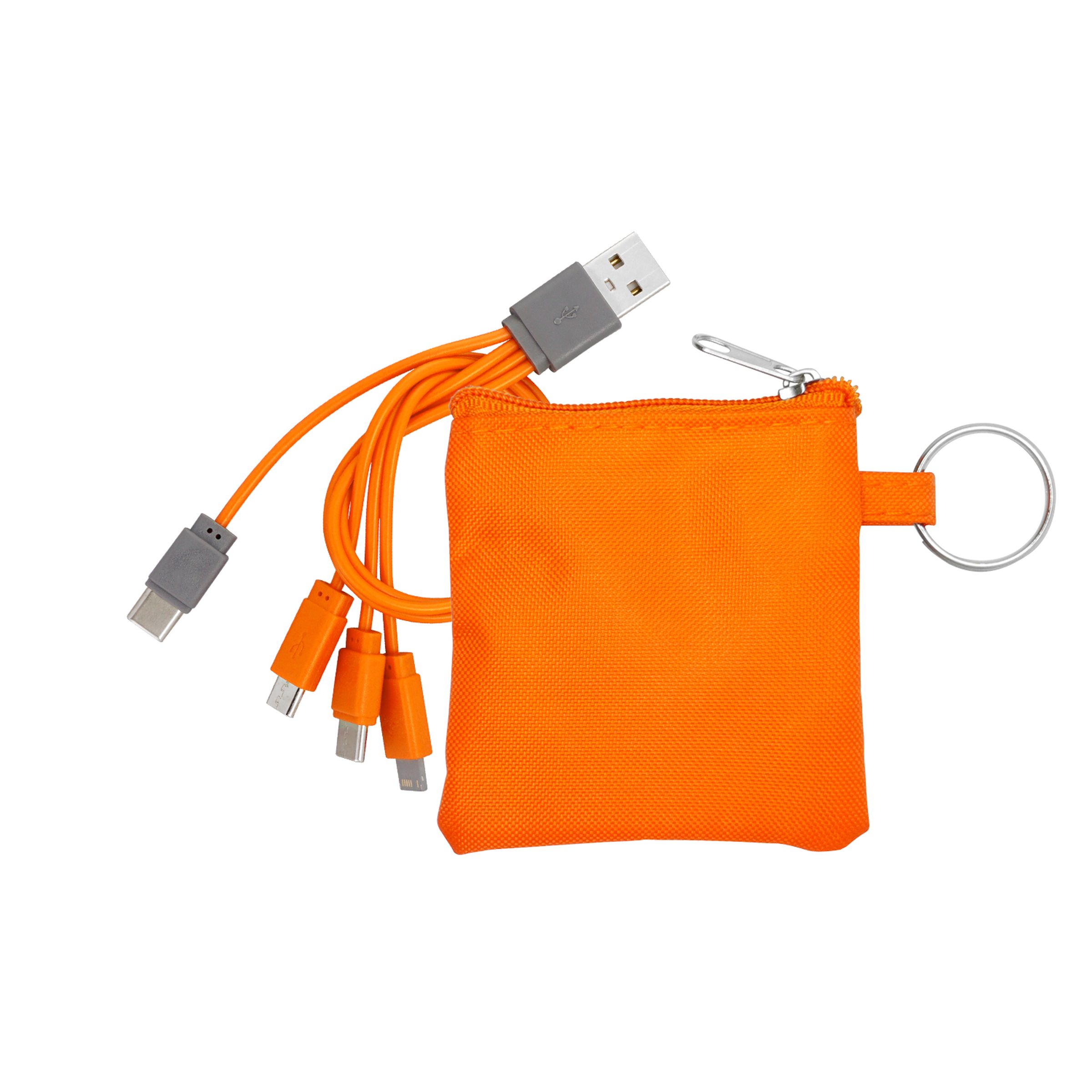 4-in-1 Colorful Pouch Cable Set 1