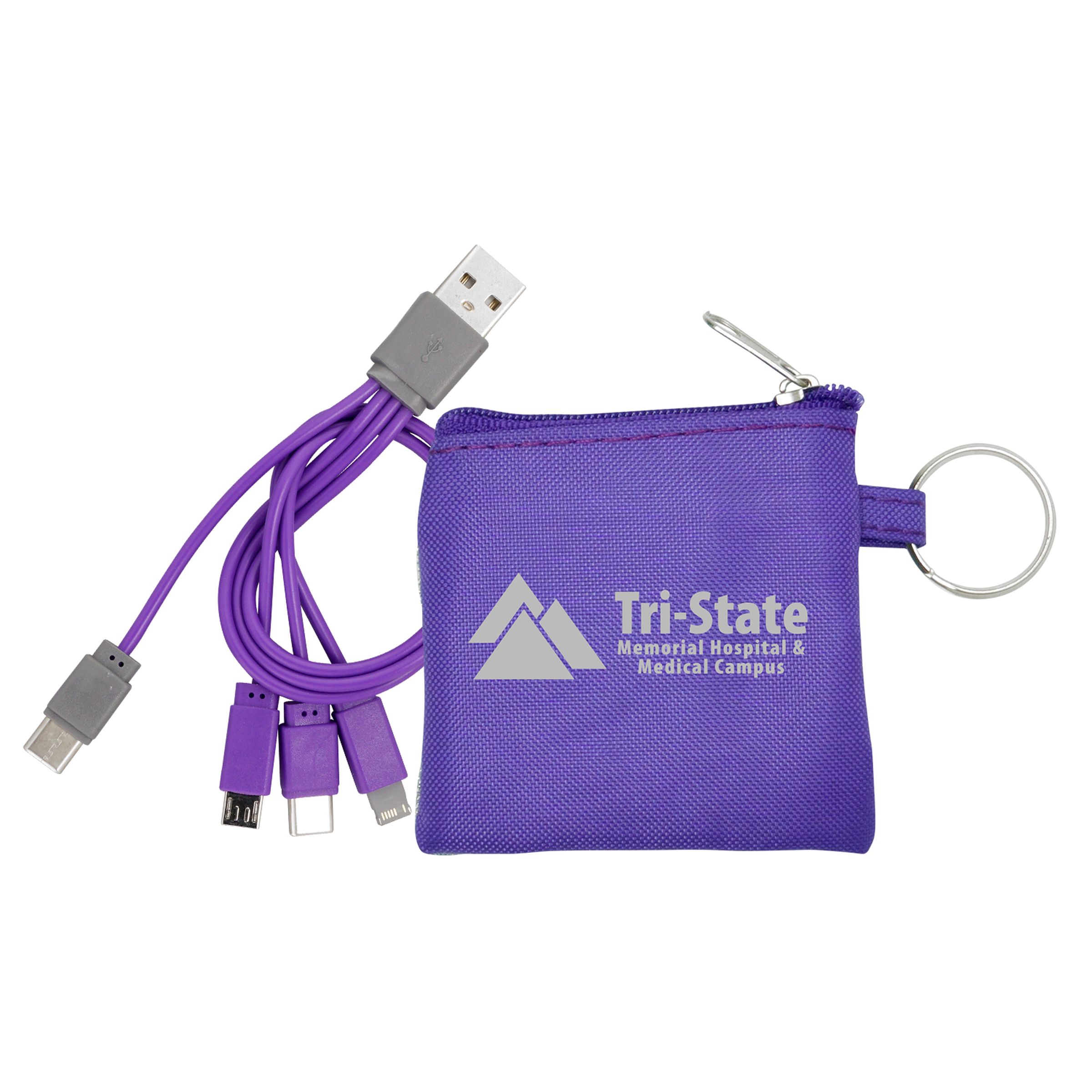 4-in-1 Colorful Pouch Cable Set 1