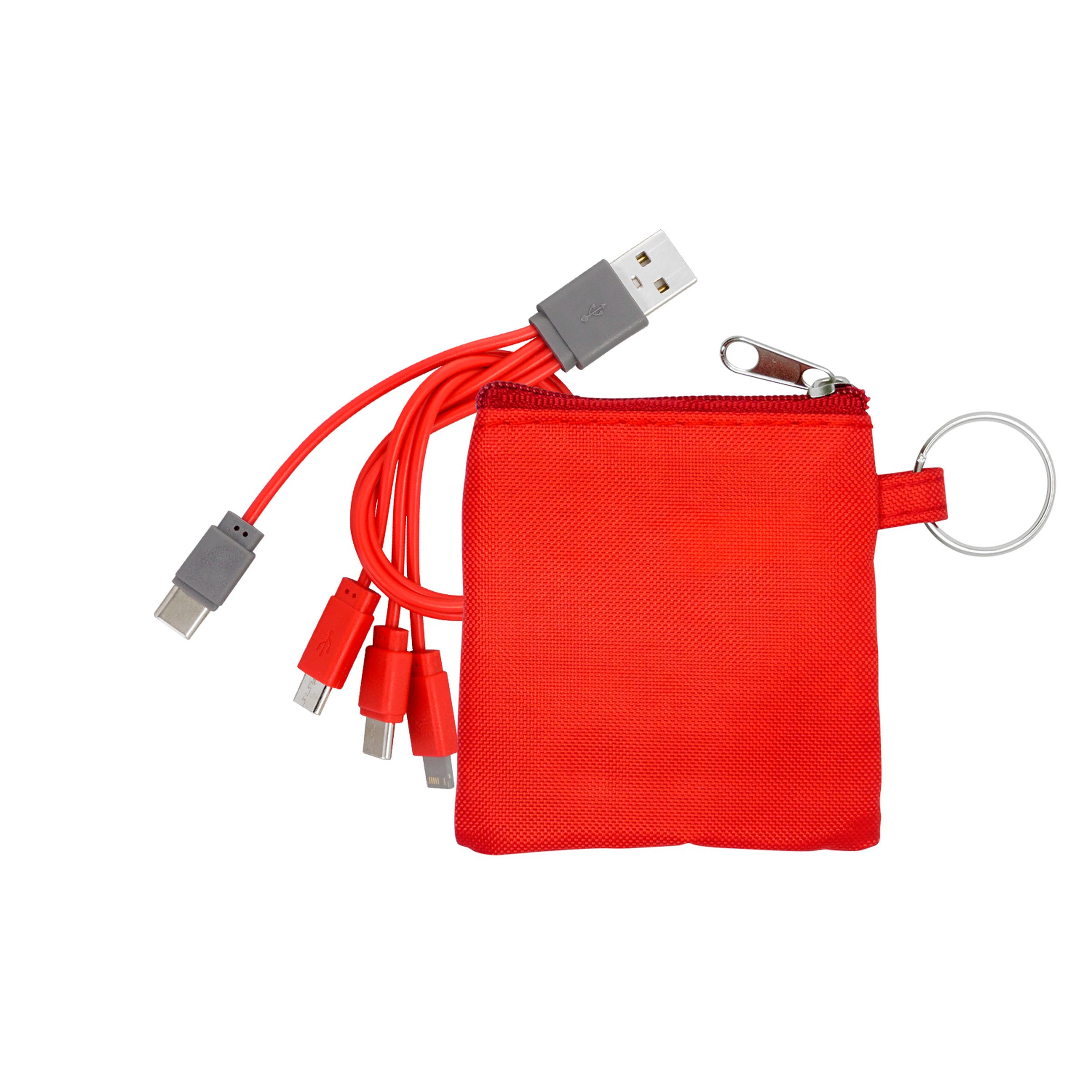 4-in-1 Colorful Pouch Cable Set 1
