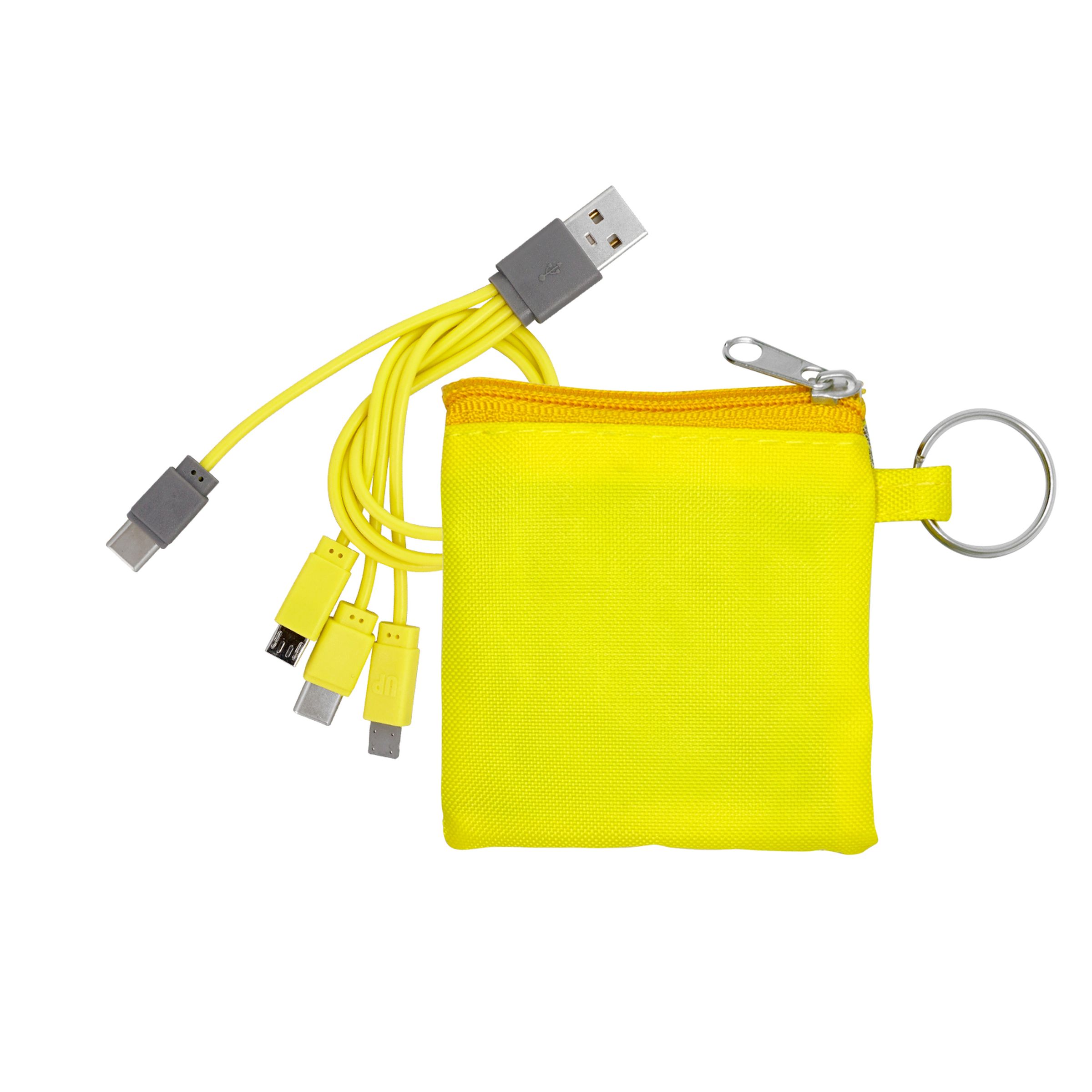 4-in-1 Colorful Pouch Cable Set 1
