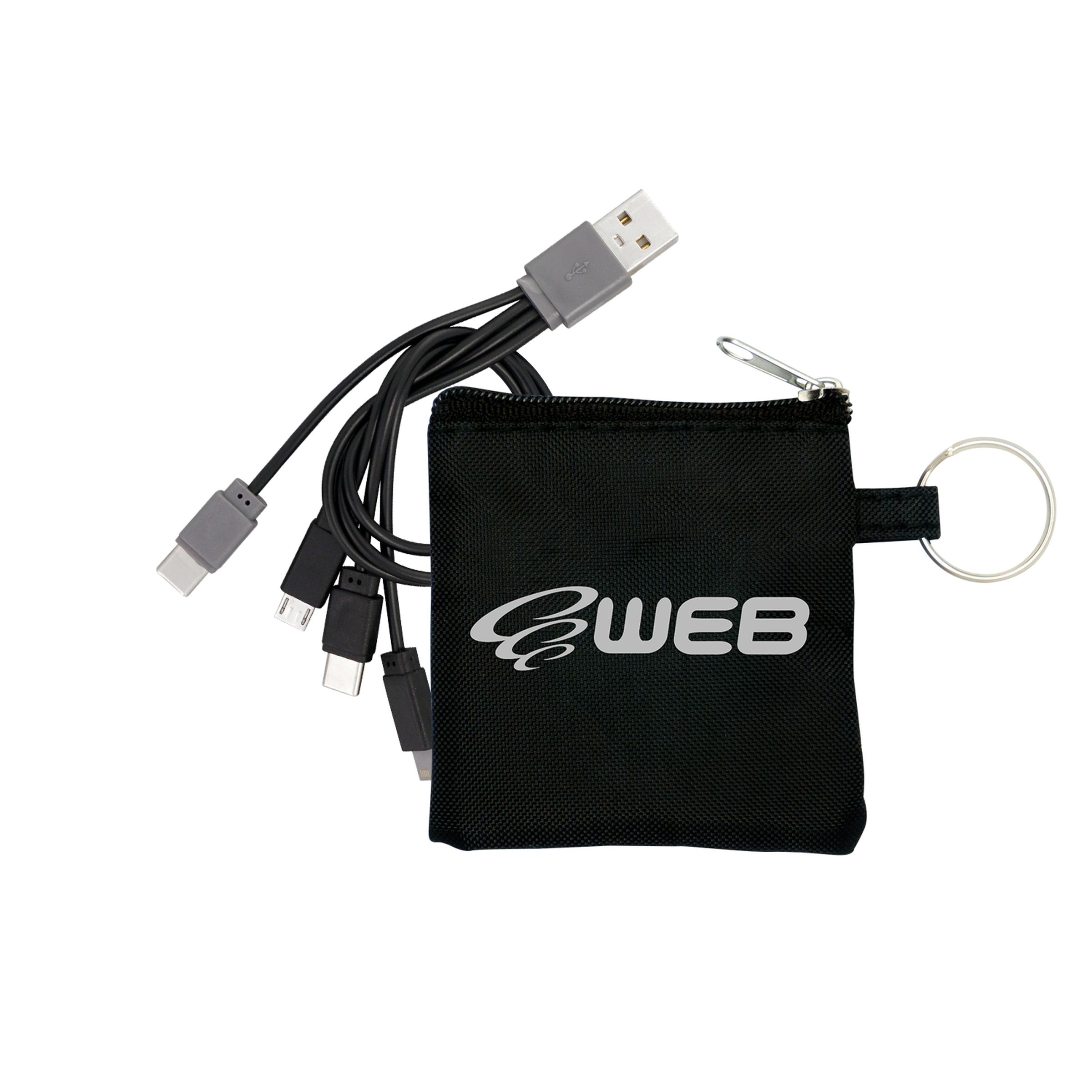 4-in-1 Colorful Pouch Cable Set 1