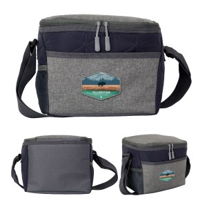 Quilted Emblem Lunch Cooler 1 Quilted Emblem Lunch Cooler 1