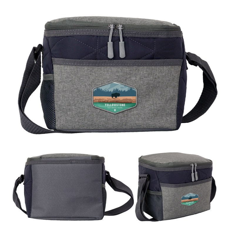 Quilted Emblem Lunch Cooler 1 Quilted Emblem Lunch Cooler 1