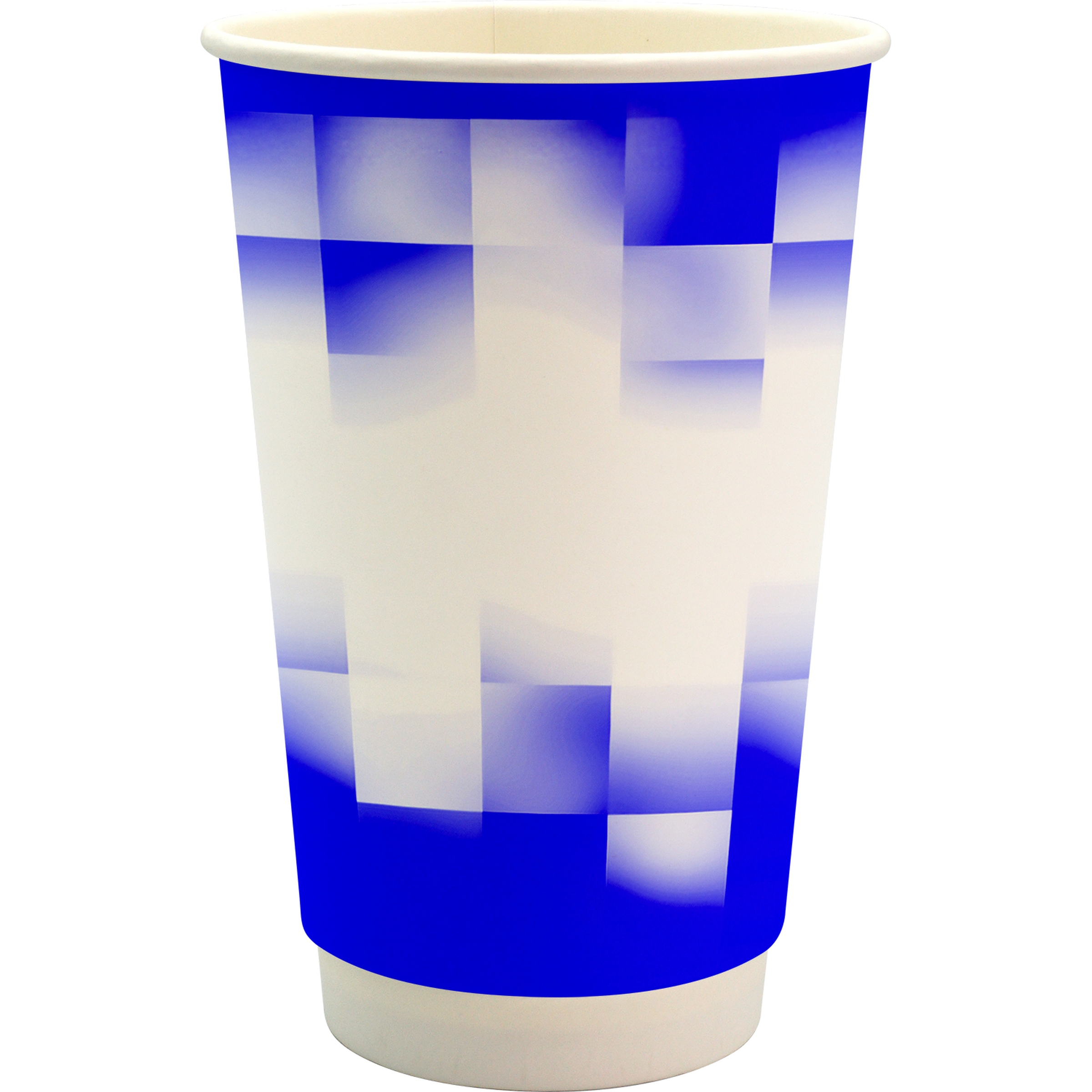16 oz. Full Color Shaded Checkers Paper Cup 1