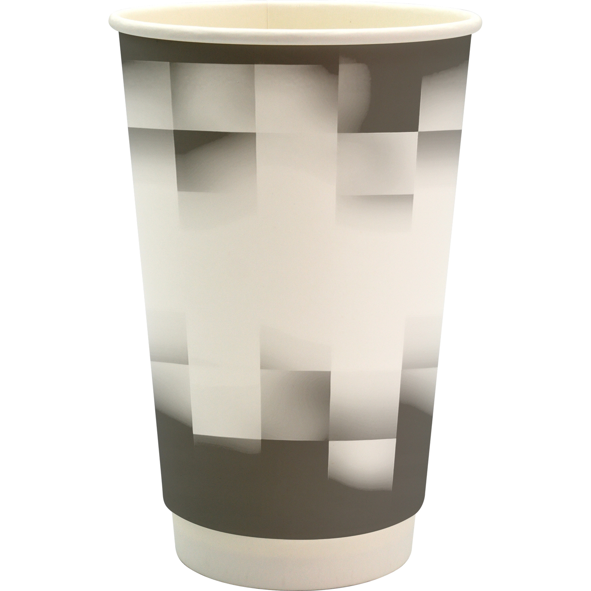16 oz. Full Color Shaded Checkers Paper Cup 1