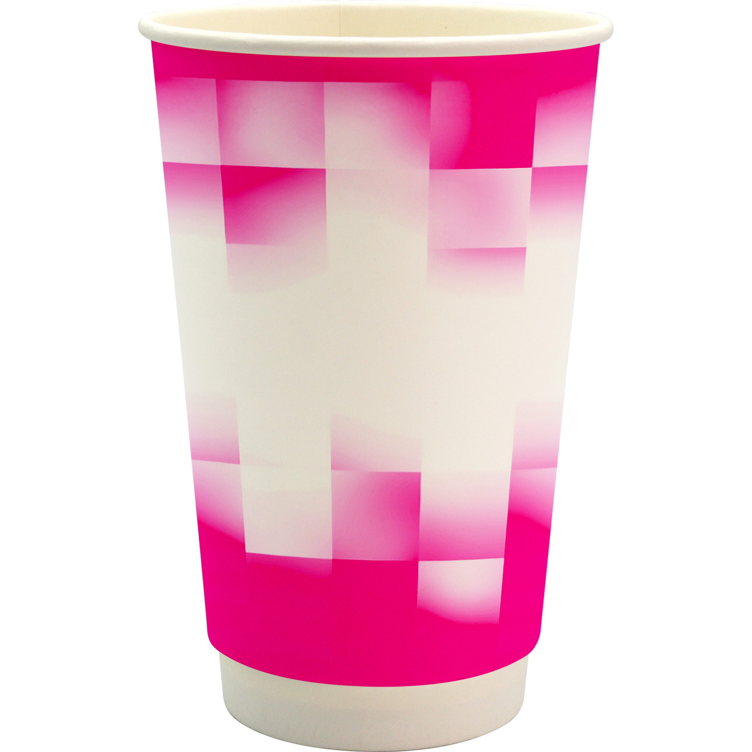 16 oz. Full Color Shaded Checkers Paper Cup 1