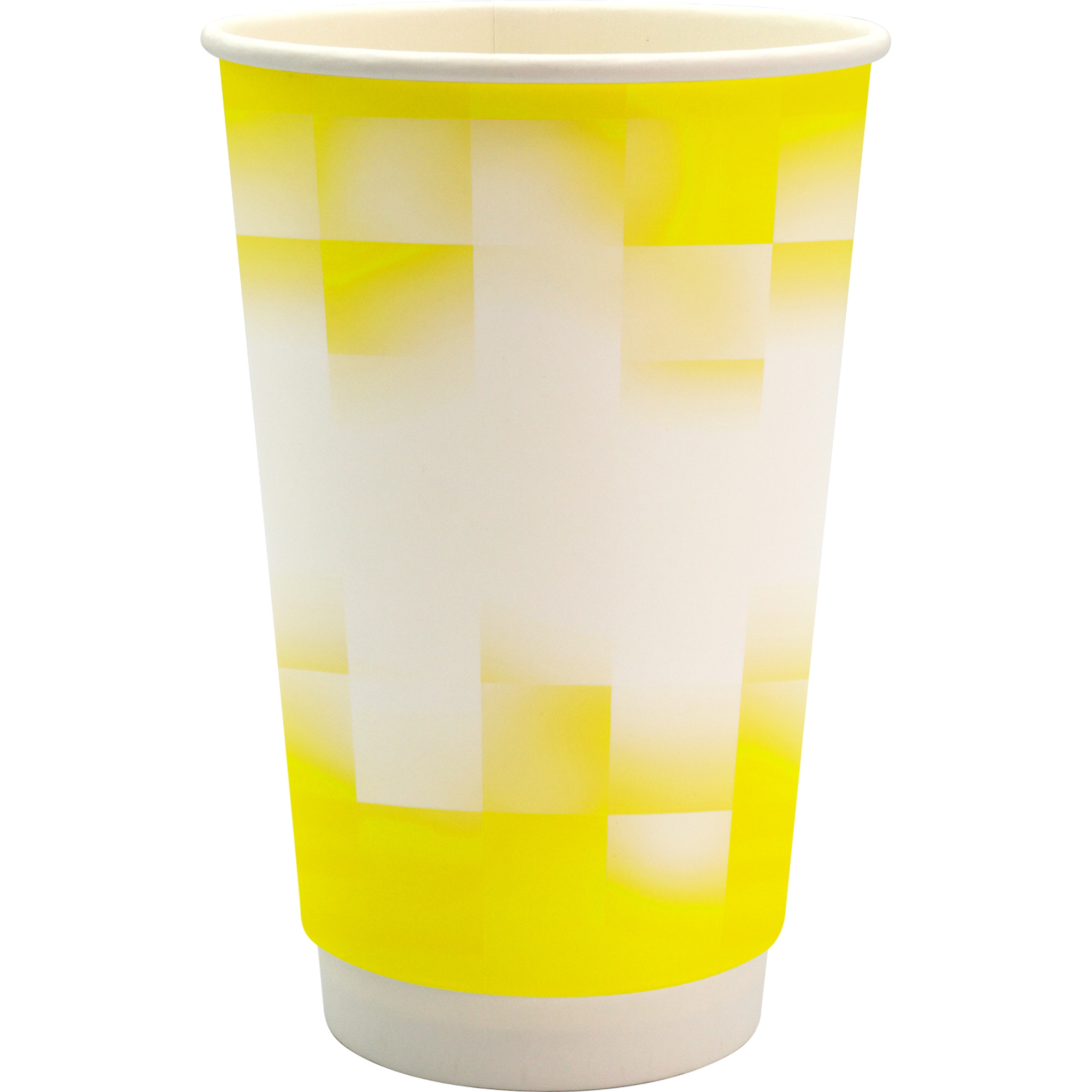 16 oz. Full Color Shaded Checkers Paper Cup 1