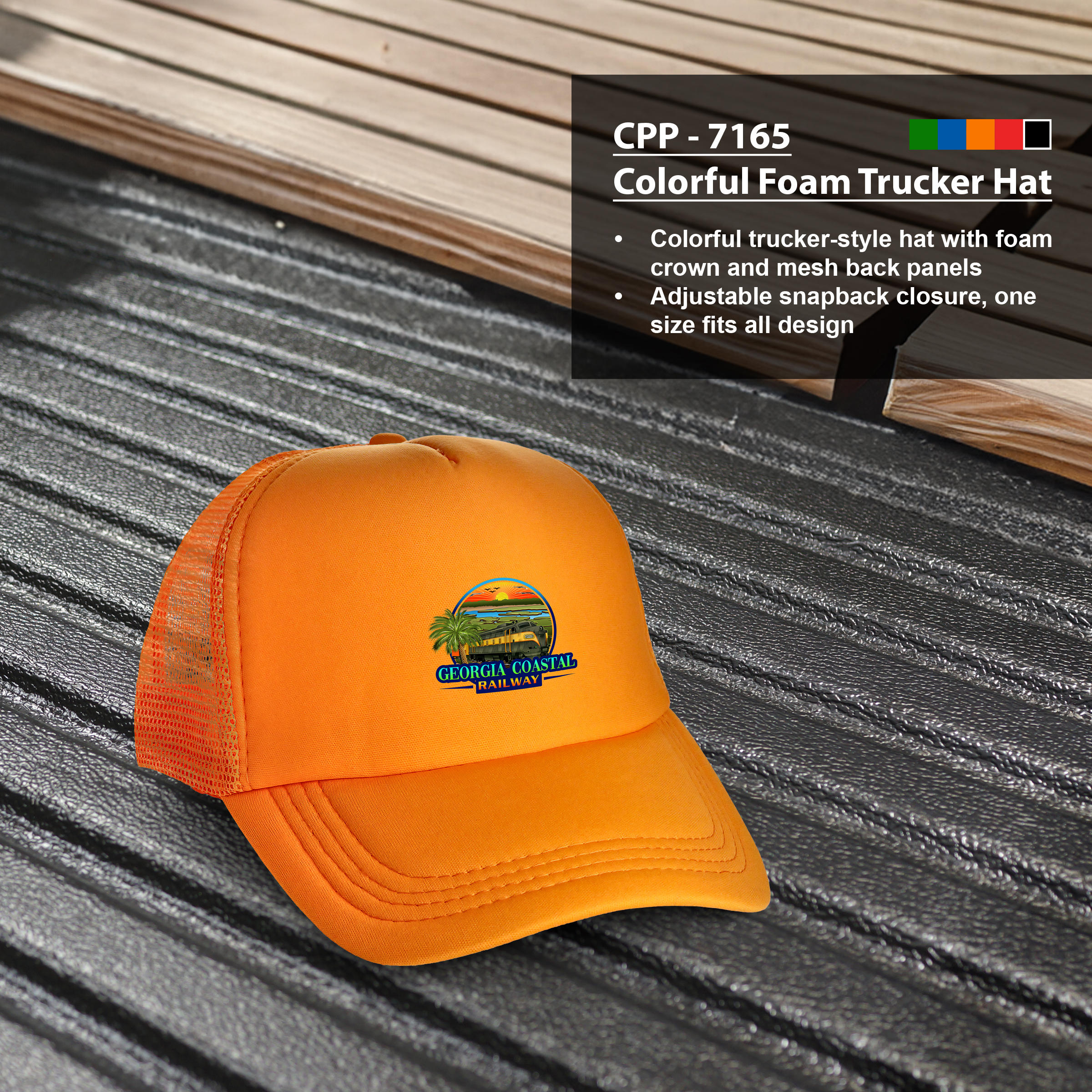 Colorful Foam Trucker Hat 1