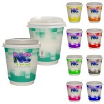 10 oz. Full Color Shaded Checkers Insulated Paper Cup With Lid 1 10 oz. Full Color Shaded Checkers Insulated Paper Cup With Lid 1