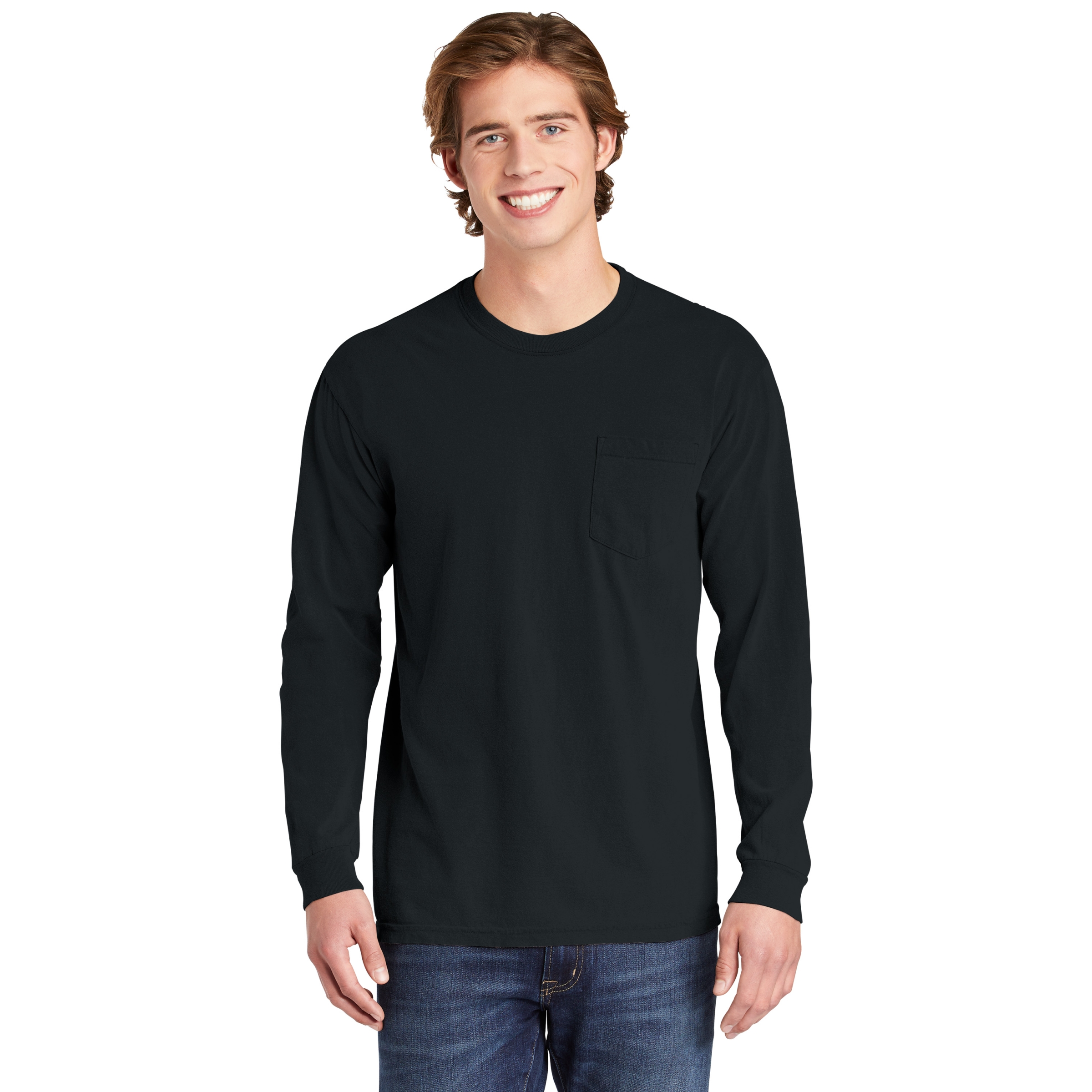 Comfort Colors® Adult 6.1 Oz Long-Sleeve Pocket T-Shirt 1