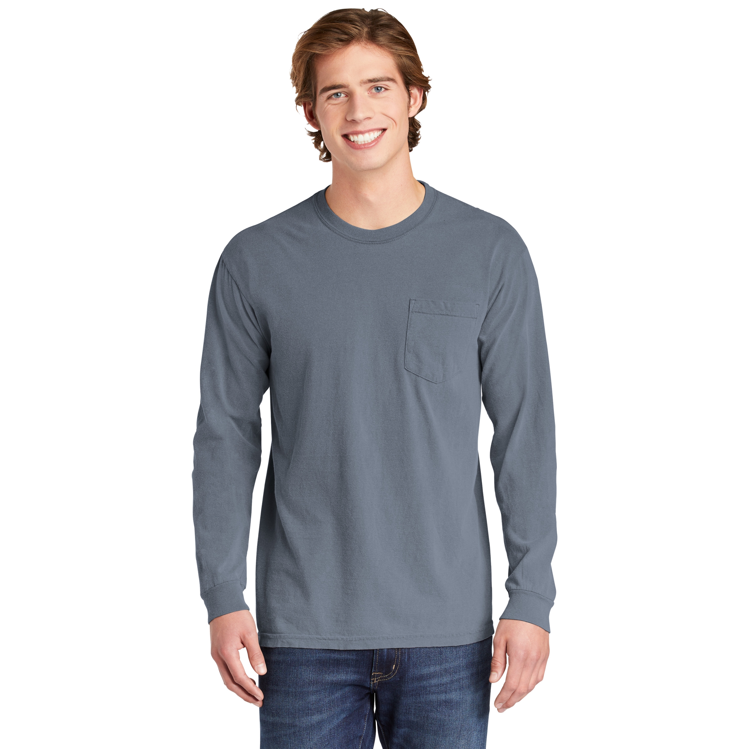 Comfort Colors® Adult 6.1 Oz Long-Sleeve Pocket T-Shirt 1