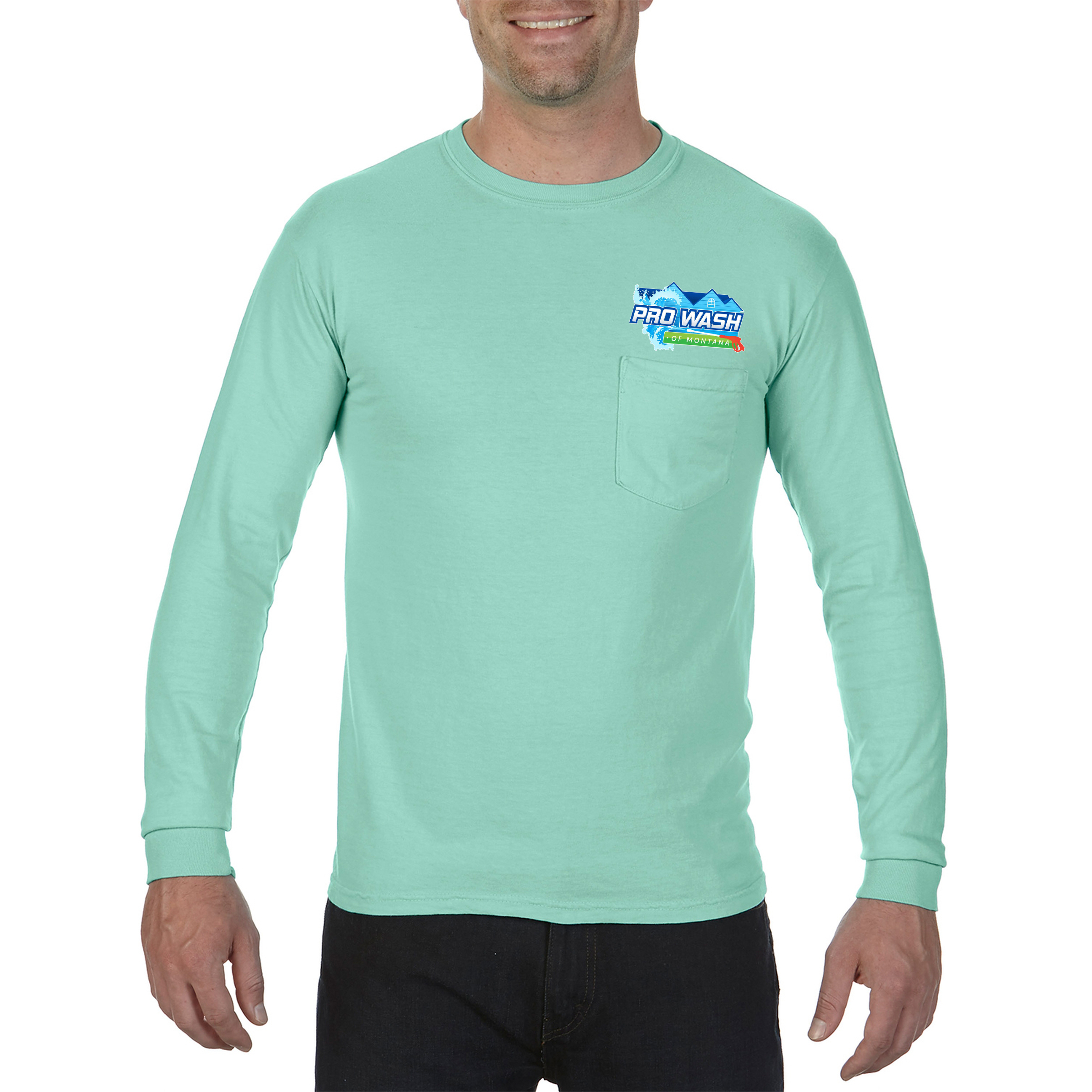Comfort Colors® Adult 6.1 Oz Long-Sleeve Pocket T-Shirt 1