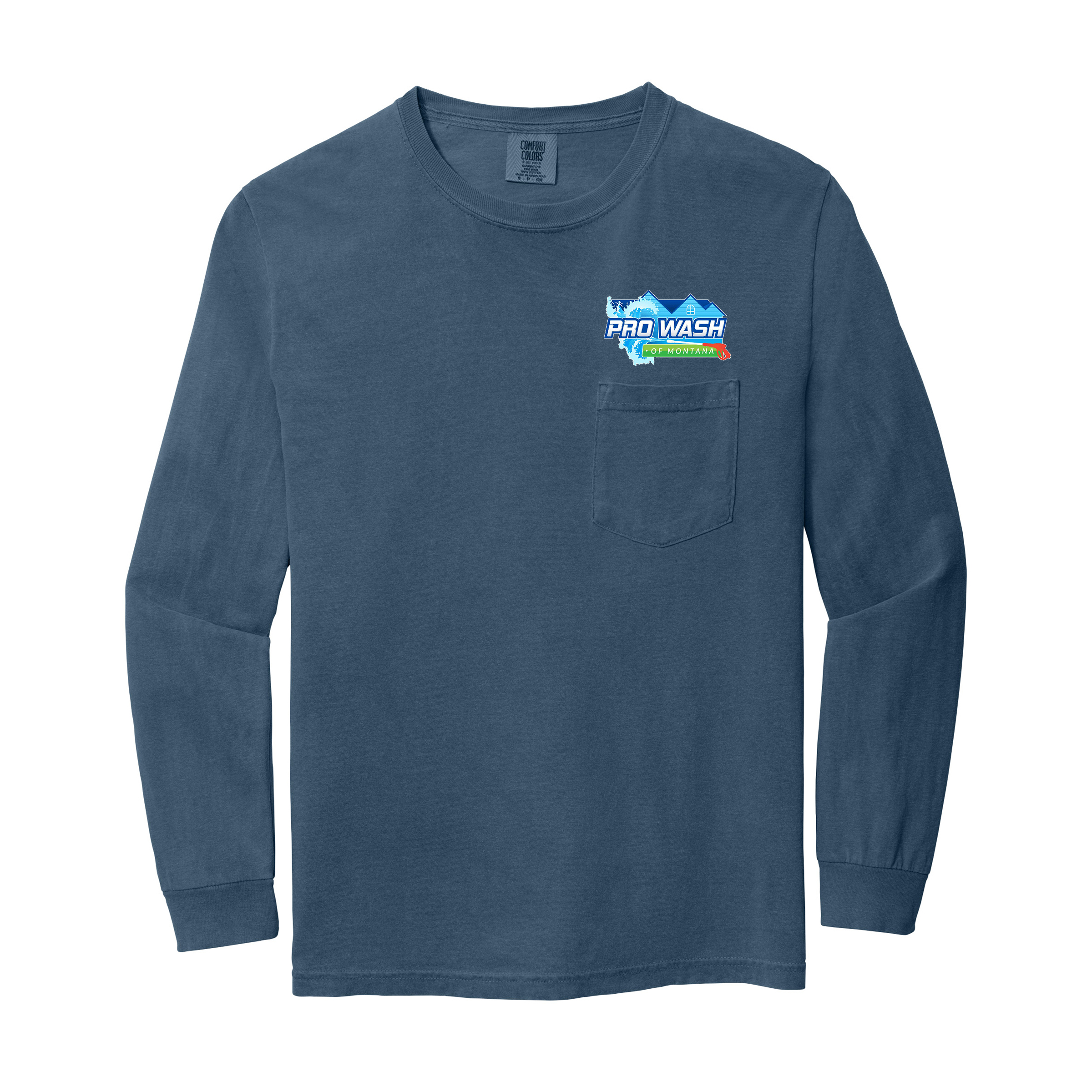 Comfort Colors® Adult 6.1 Oz Long-Sleeve Pocket T-Shirt 1