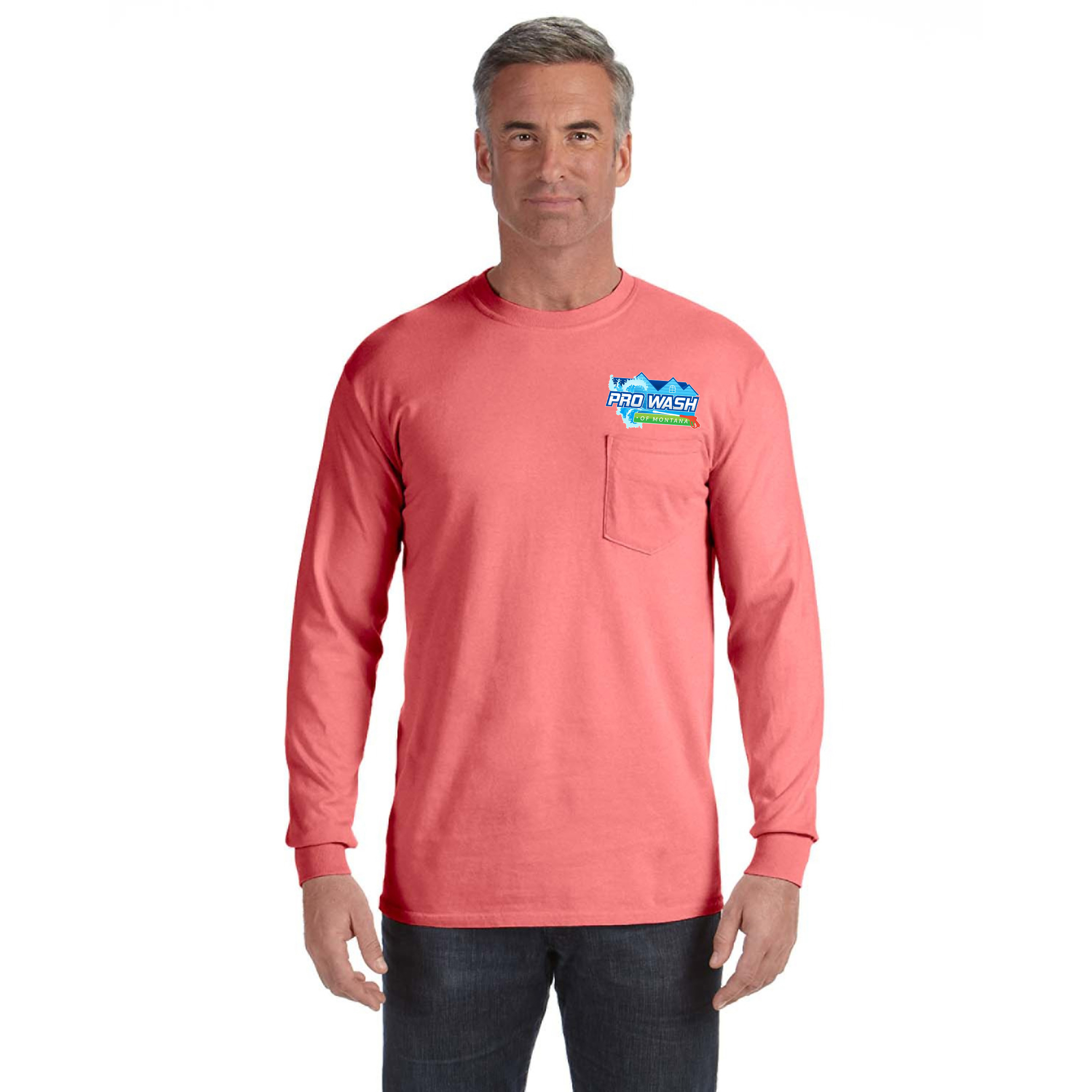 Comfort Colors® Adult 6.1 Oz Long-Sleeve Pocket T-Shirt 1