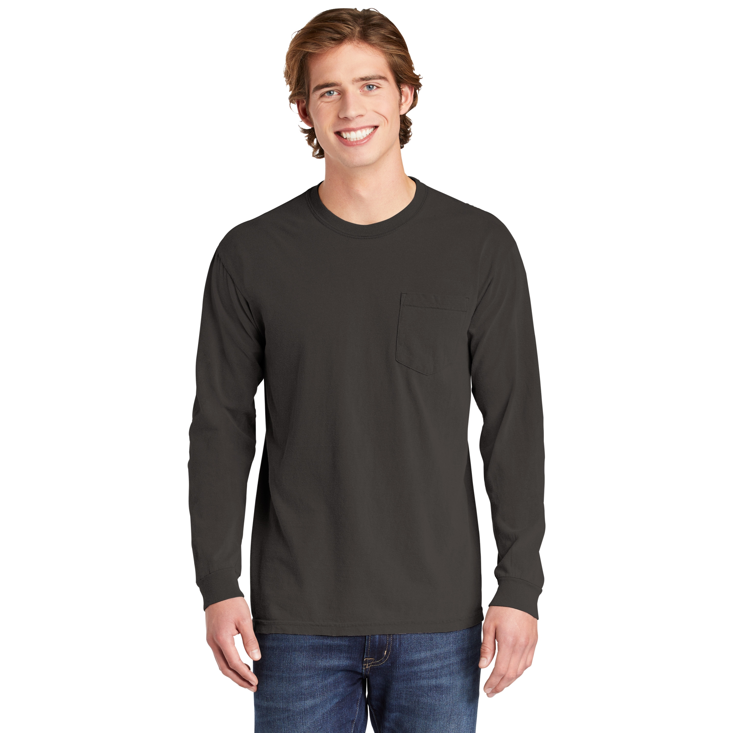 Comfort Colors® Adult 6.1 Oz Long-Sleeve Pocket T-Shirt 1