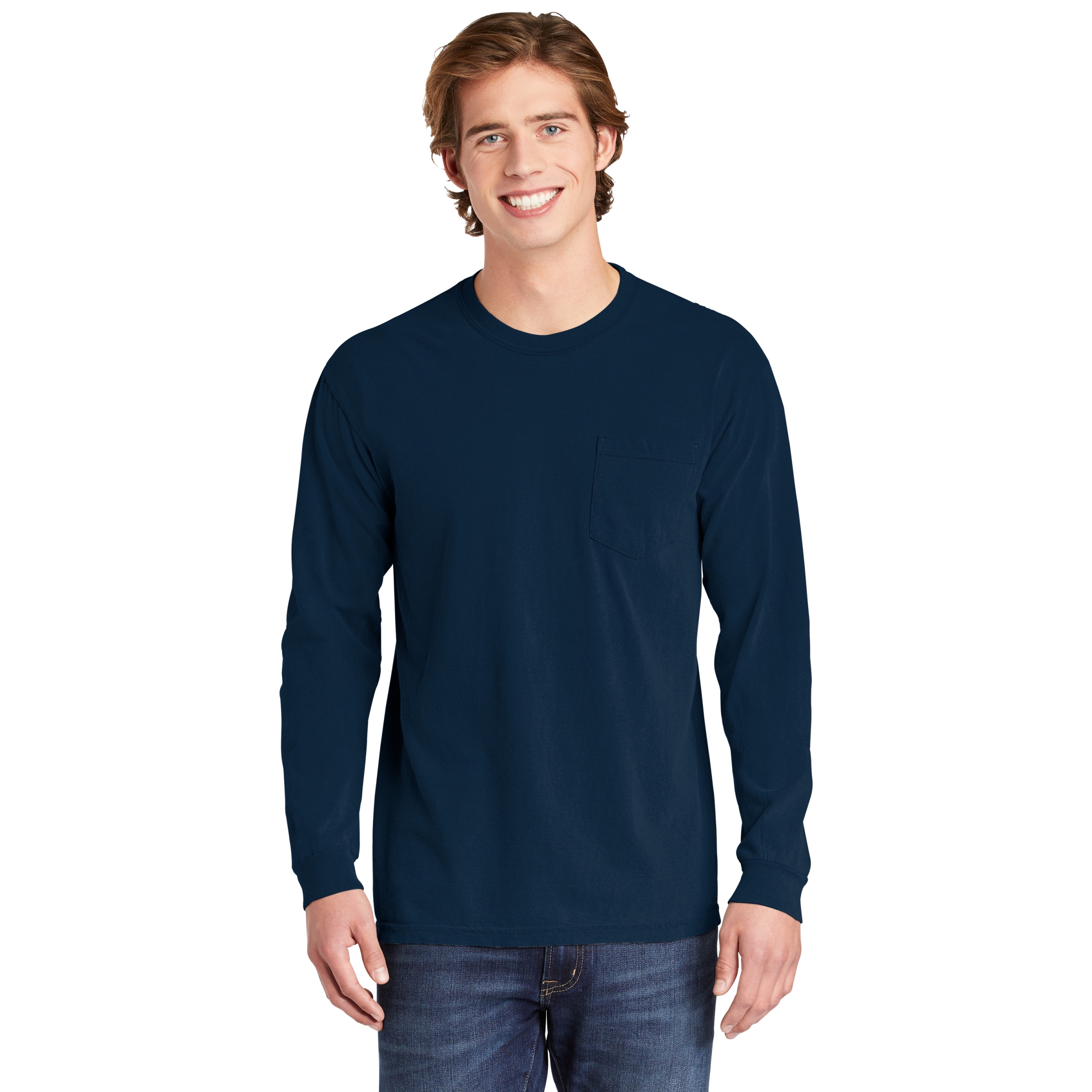 Comfort Colors® Adult 6.1 Oz Long-Sleeve Pocket T-Shirt 1