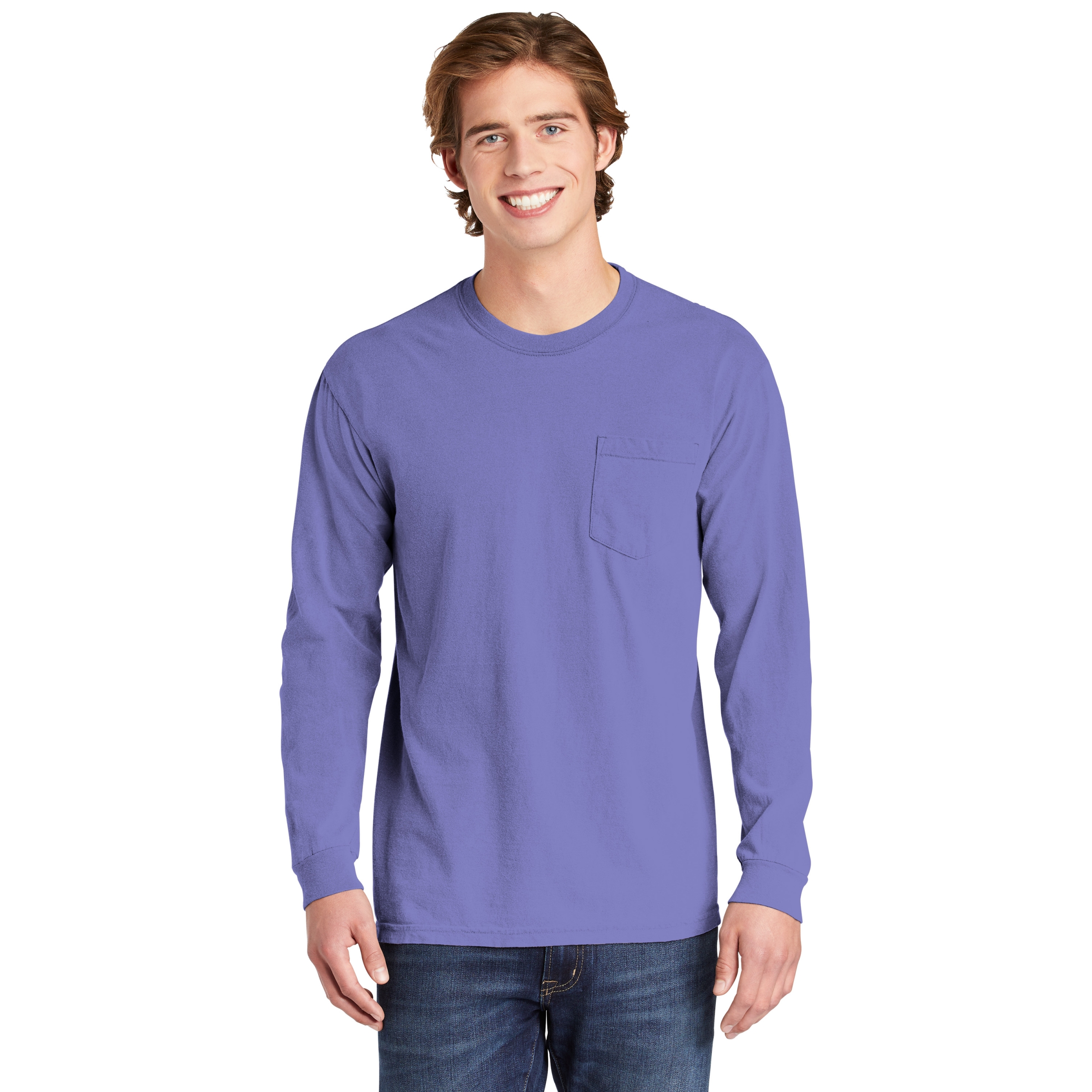 Comfort Colors® Adult 6.1 Oz Long-Sleeve Pocket T-Shirt 1