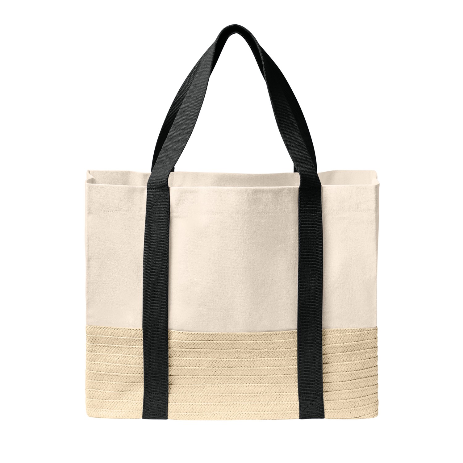Port Authority® Straw Market Tote 1