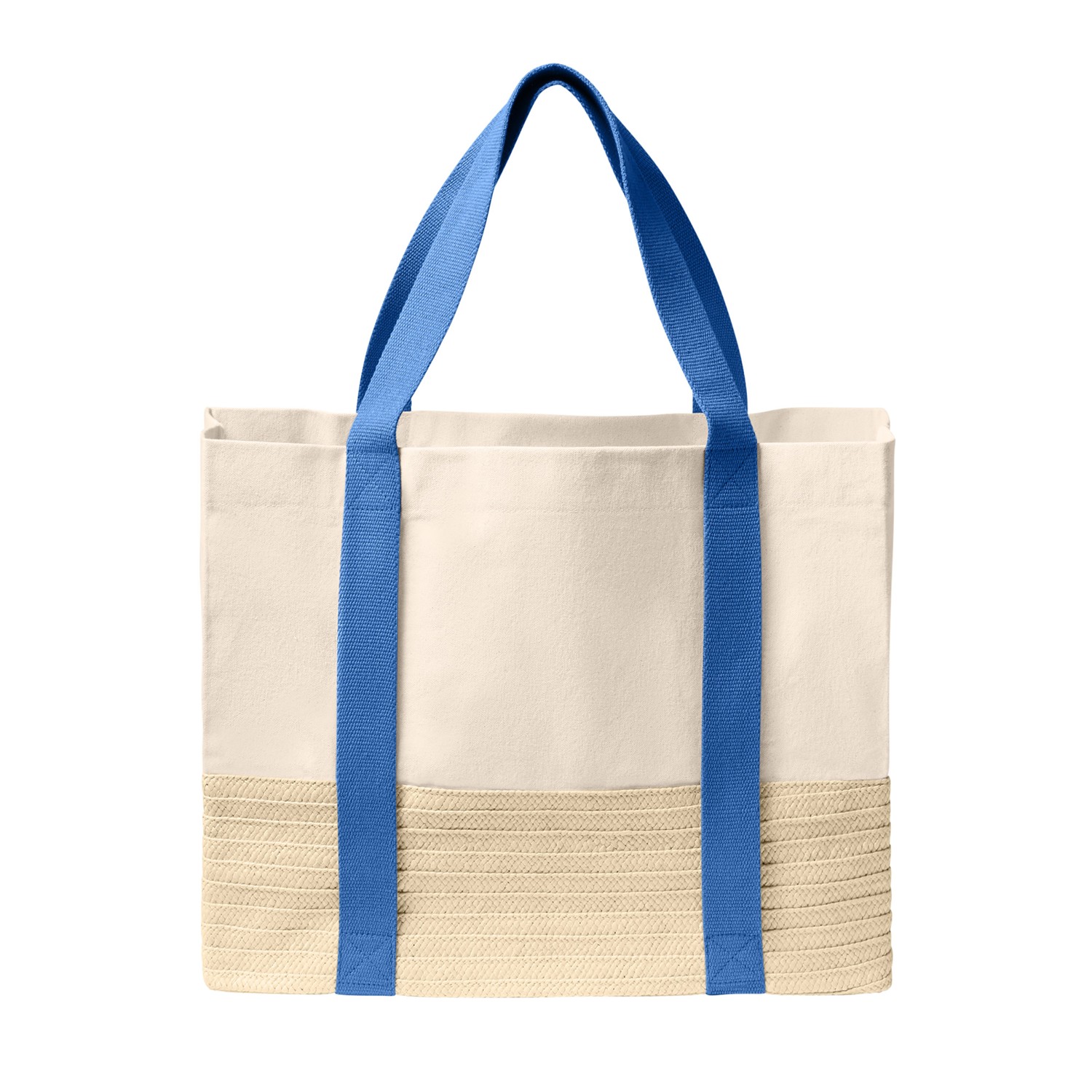 Port Authority® Straw Market Tote 1