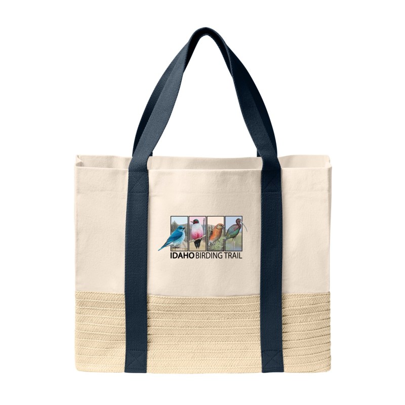 Port Authority® Straw Market Tote 1 Port Authority® Straw Market Tote 1