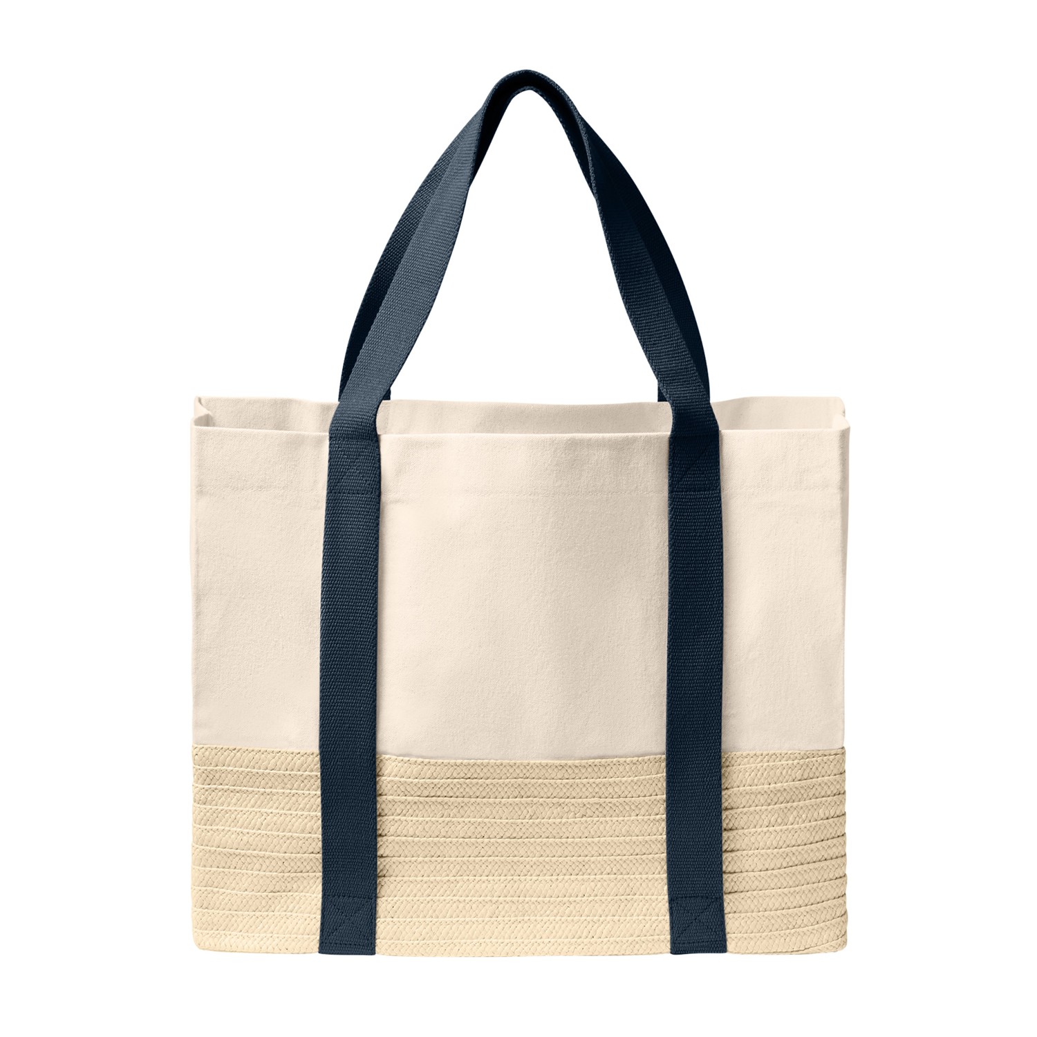 Port Authority® Straw Market Tote 1