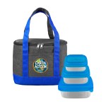 Marine Cooler Portion Control Set - Blue Logo Marine Cooler Portion Control Set - Blue Logo
