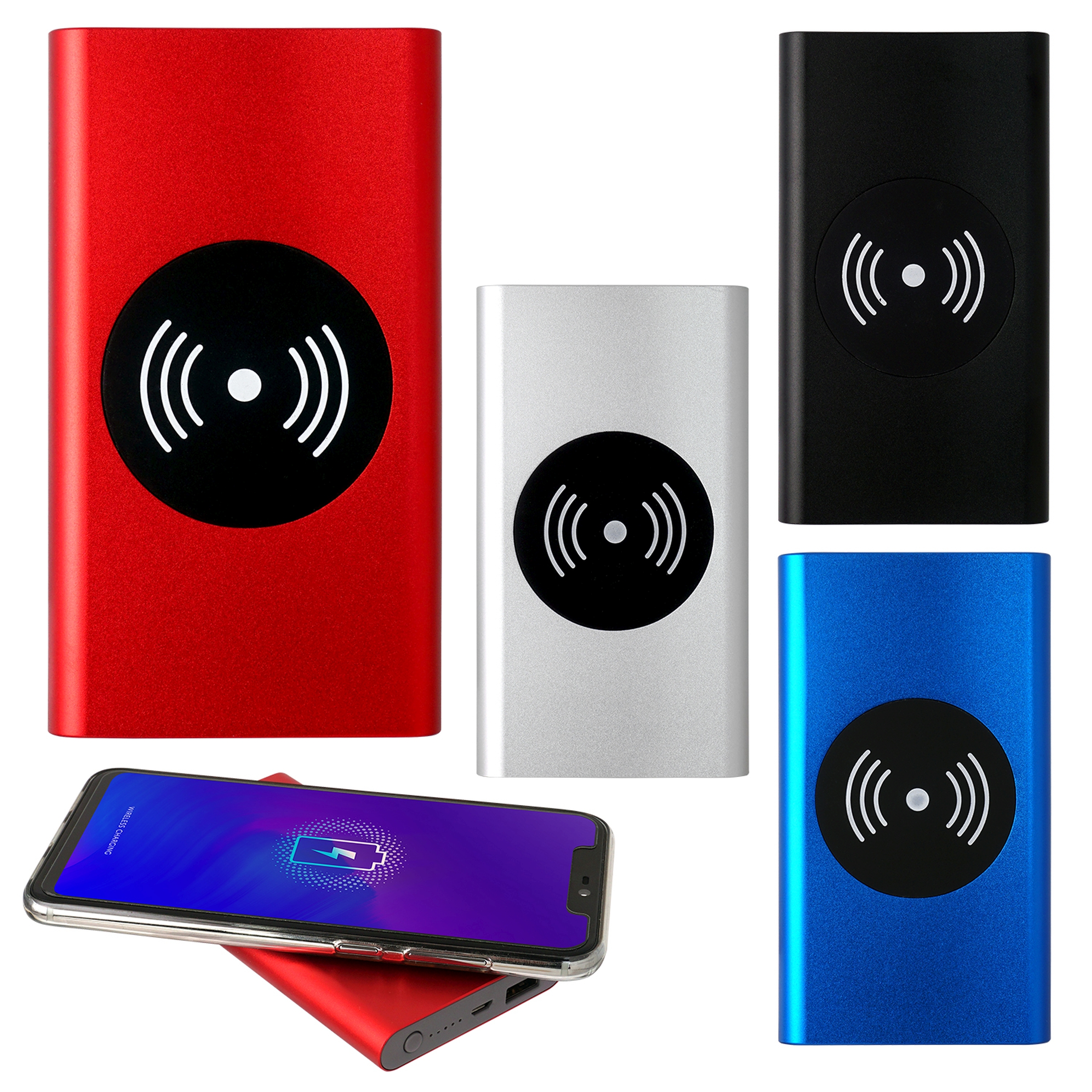 UL Brushed Metal High Density Wireless Power Bank 1