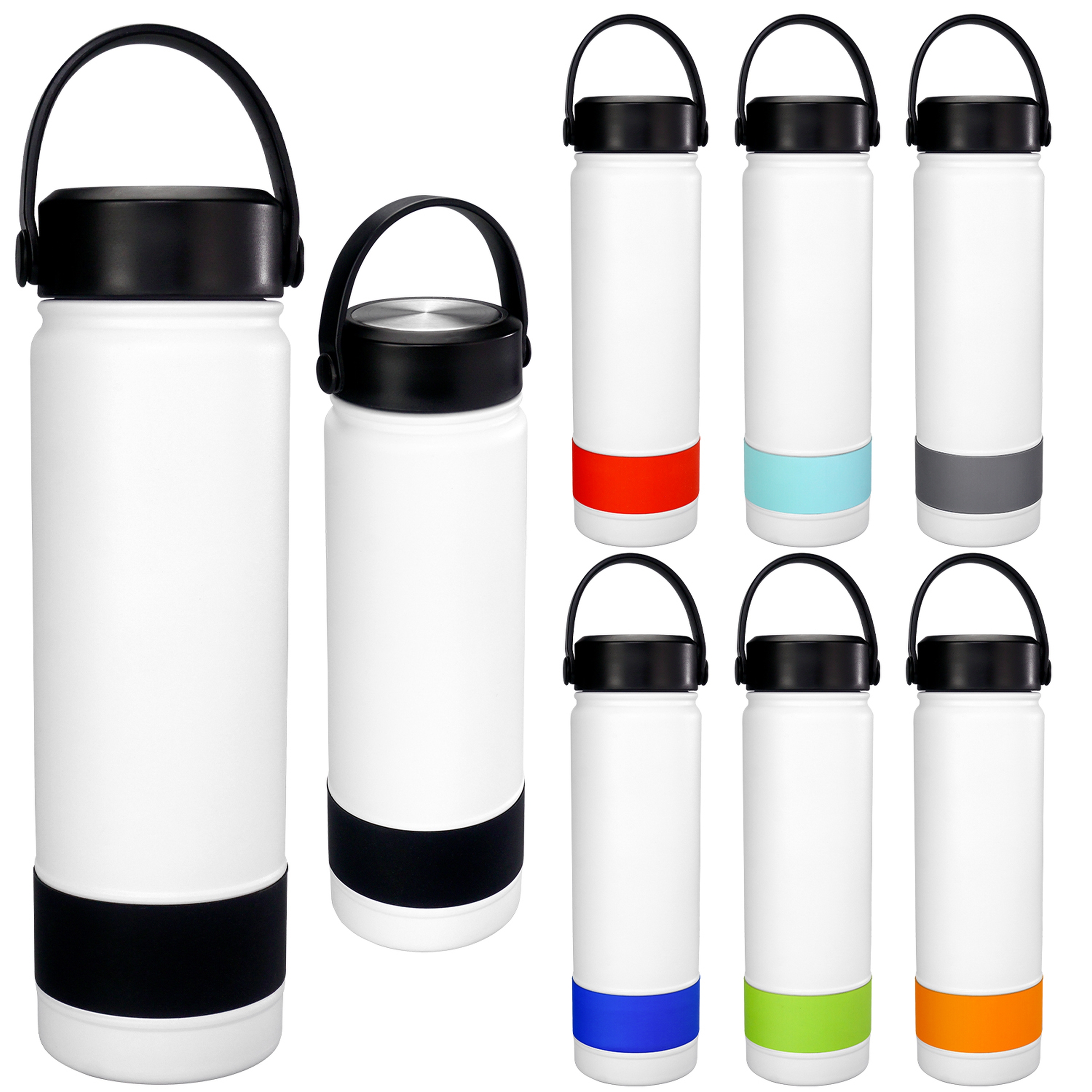 Colorful Metal Top 24 oz. Banded Bottle 1