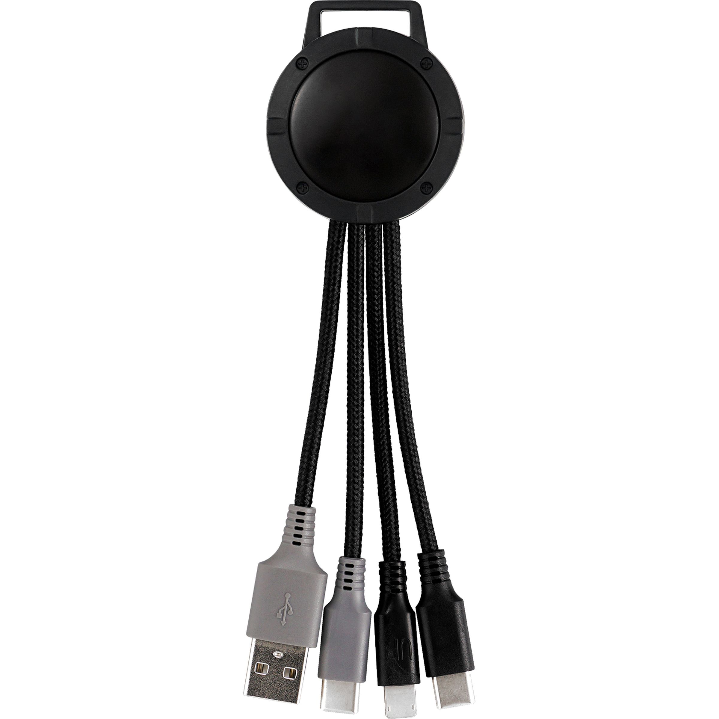 Light Up Color Two Tone 3-in-1 Duo Charging Cable 1