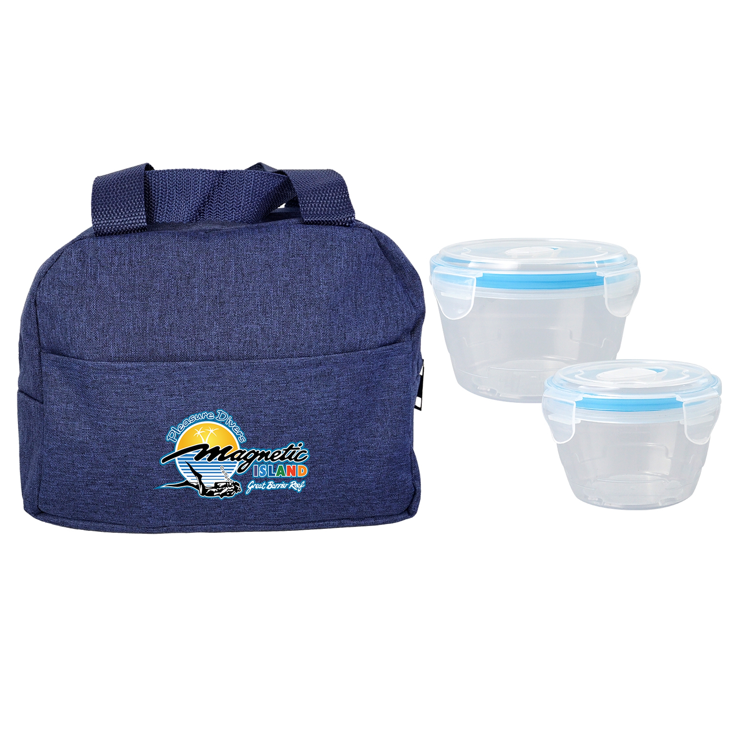 Nested Heathered lunch Cooler 1